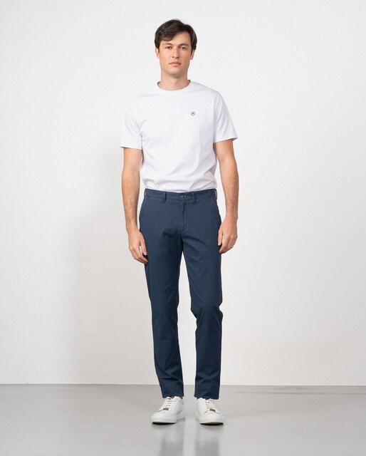 Imagen 0 de Pantalón chino de hombre slim fit marino