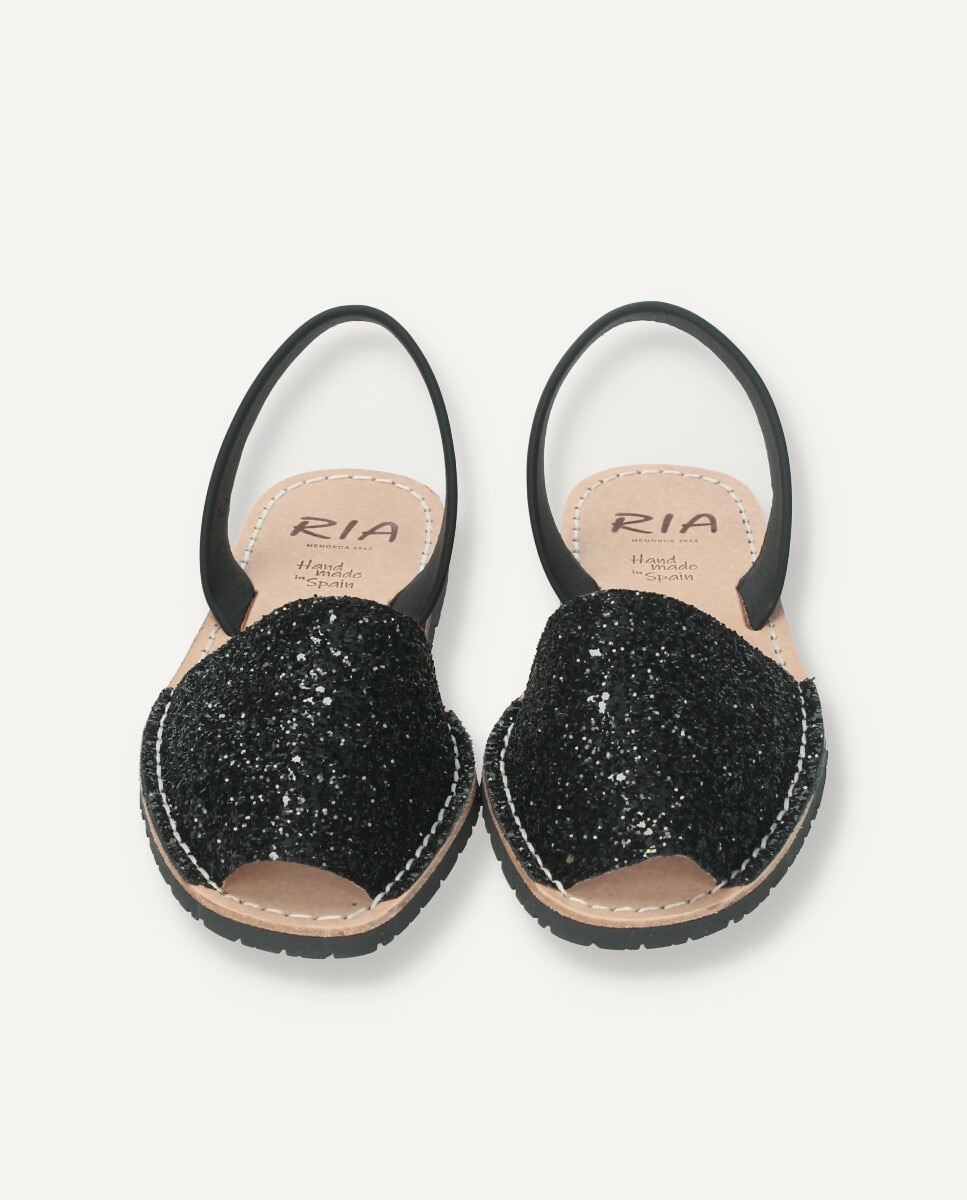 Imagen 2 de Menorquinas de mujer de glitter - Ria Menorca - Negro Negro