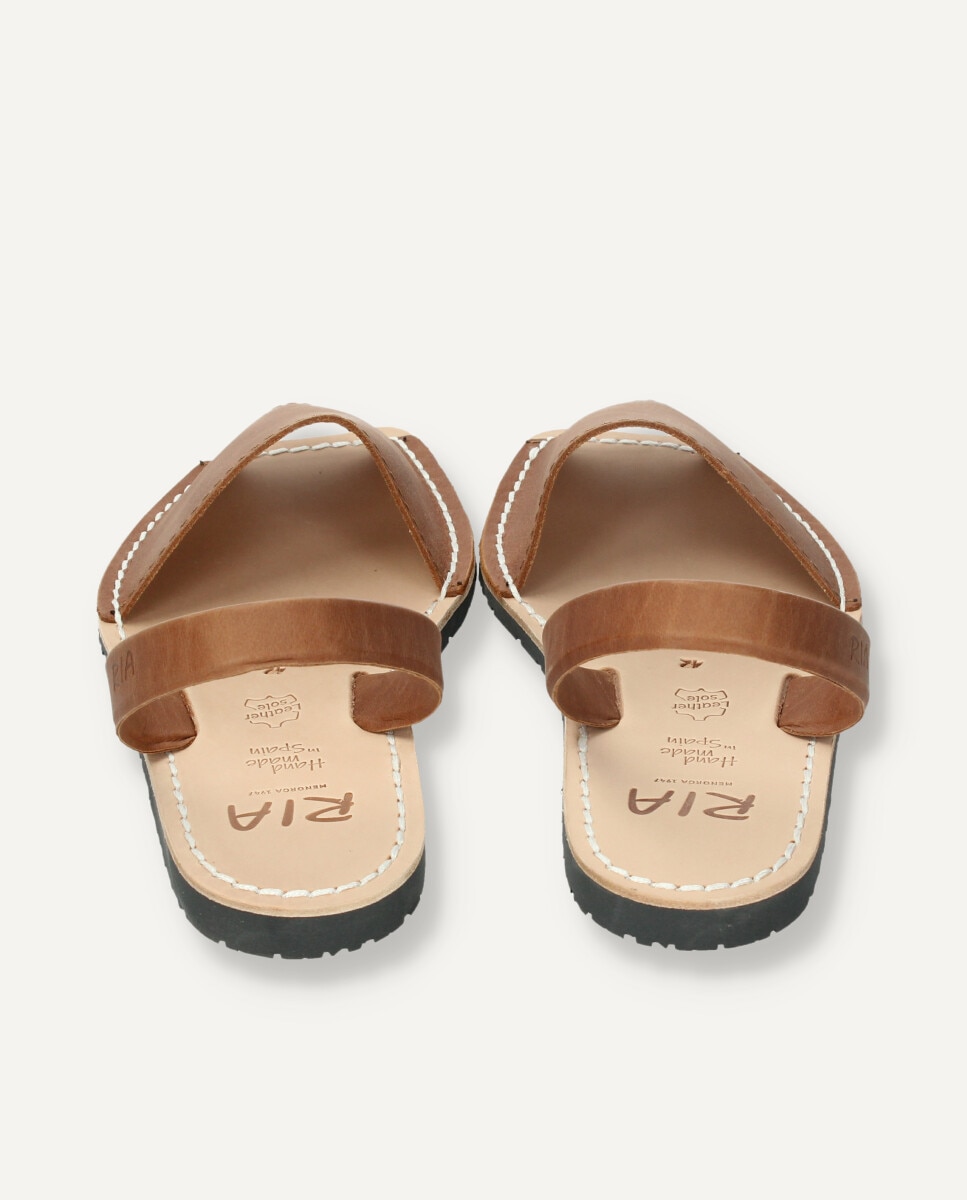 Menorquinas de hombre en piel vacuna - Ria Menorca - Marrón Marrón-4