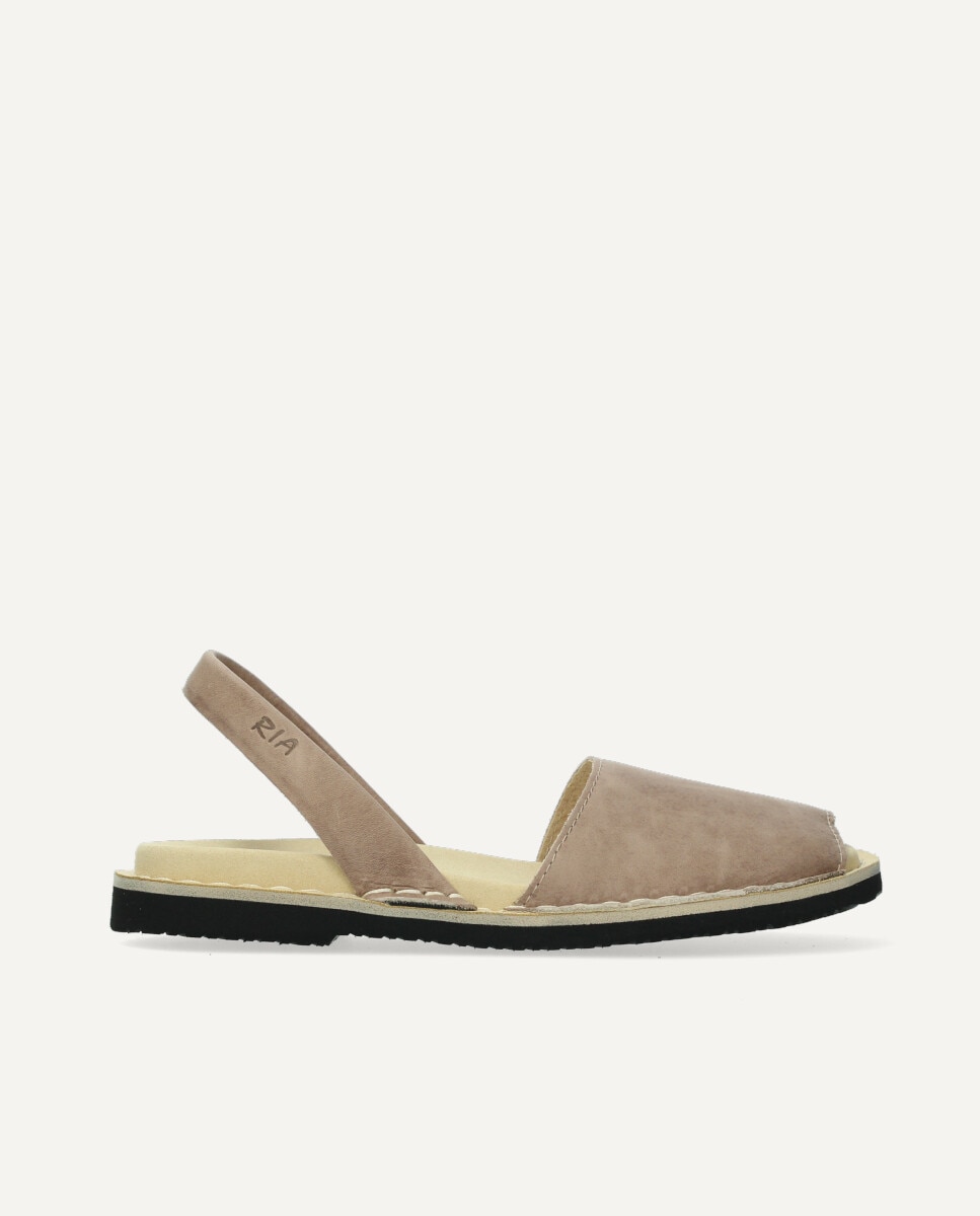 Menorquinas unisex de piel con suela anatómica - Ria Menorca - Marrón claro Marrón claro-1