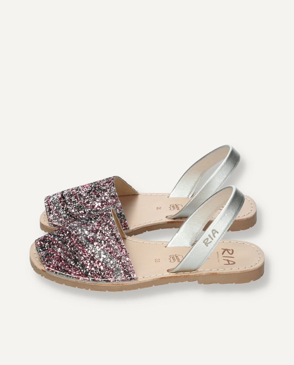 Imagen 5 de Menorquinas de mujer de glitter - Ria Menorca - Rosa Rosa