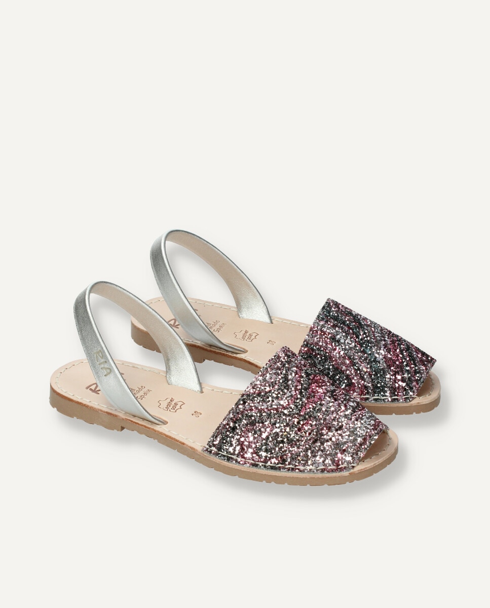 Imagen 6 de Menorquinas de mujer de glitter - Ria Menorca - Rosa Rosa