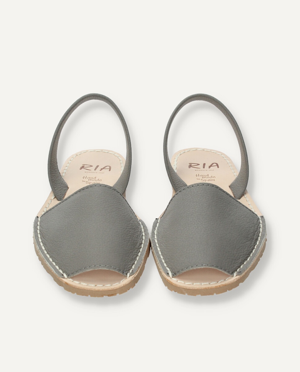 Menorquinas de hombre en piel vacuna - Ria Menorca - Gris oscuro Gris oscuro-4