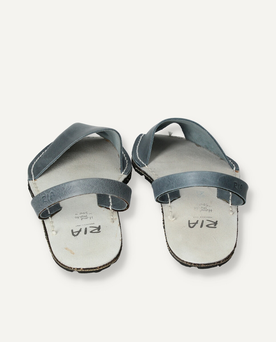 Menorquinas unisex en piel - Ria Menorca - Azul oscuro Azul oscuro-2