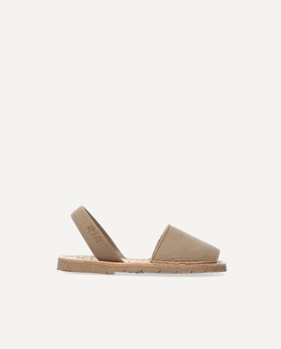 Menorquinas unisex de niño en piel vacuna - Ria Menorca - Marrón oscuro Marrón oscuro-1