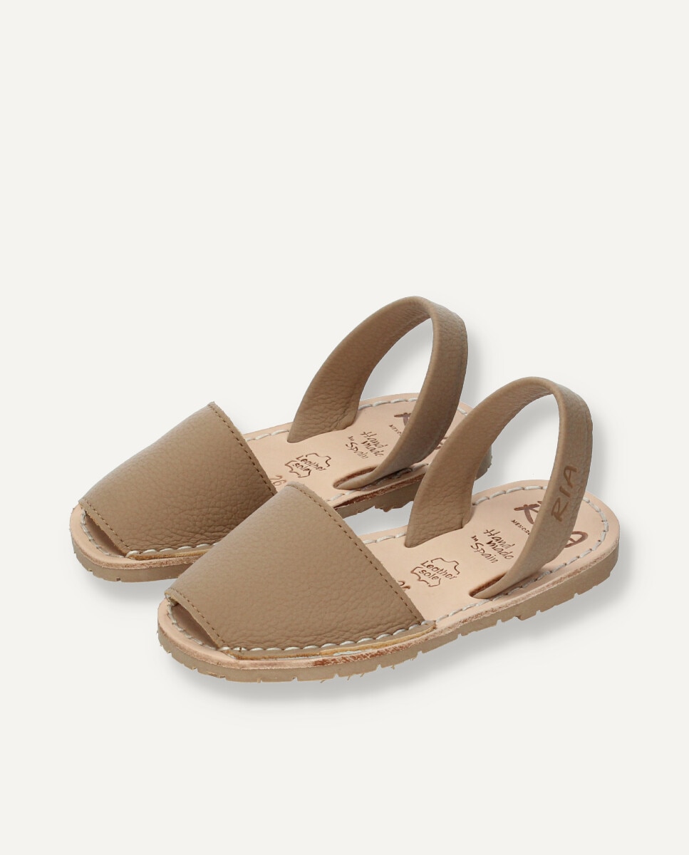 Menorquinas unisex de niño en piel vacuna - Ria Menorca - Marrón oscuro Marrón oscuro-3