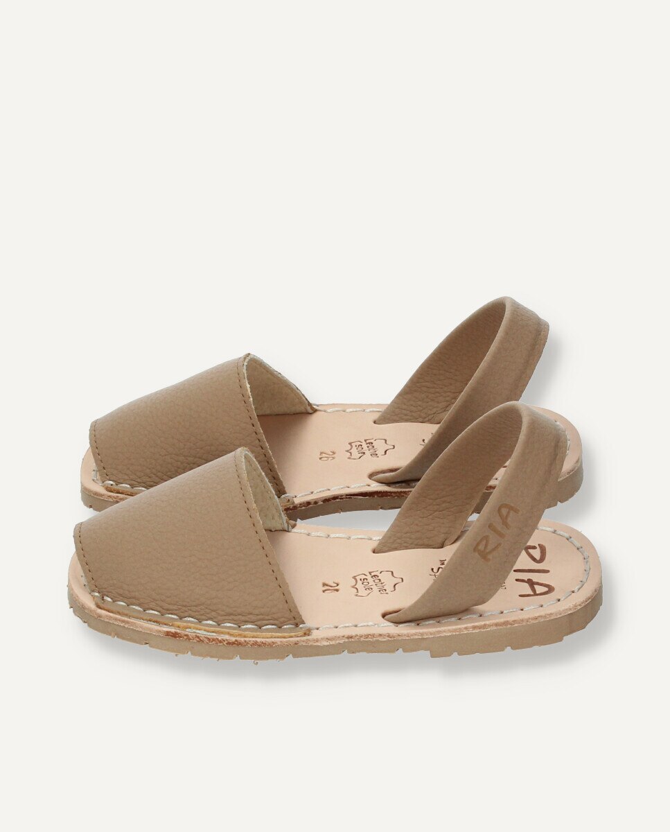 Menorquinas unisex de niño en piel vacuna - Ria Menorca - Marrón oscuro Marrón oscuro-4