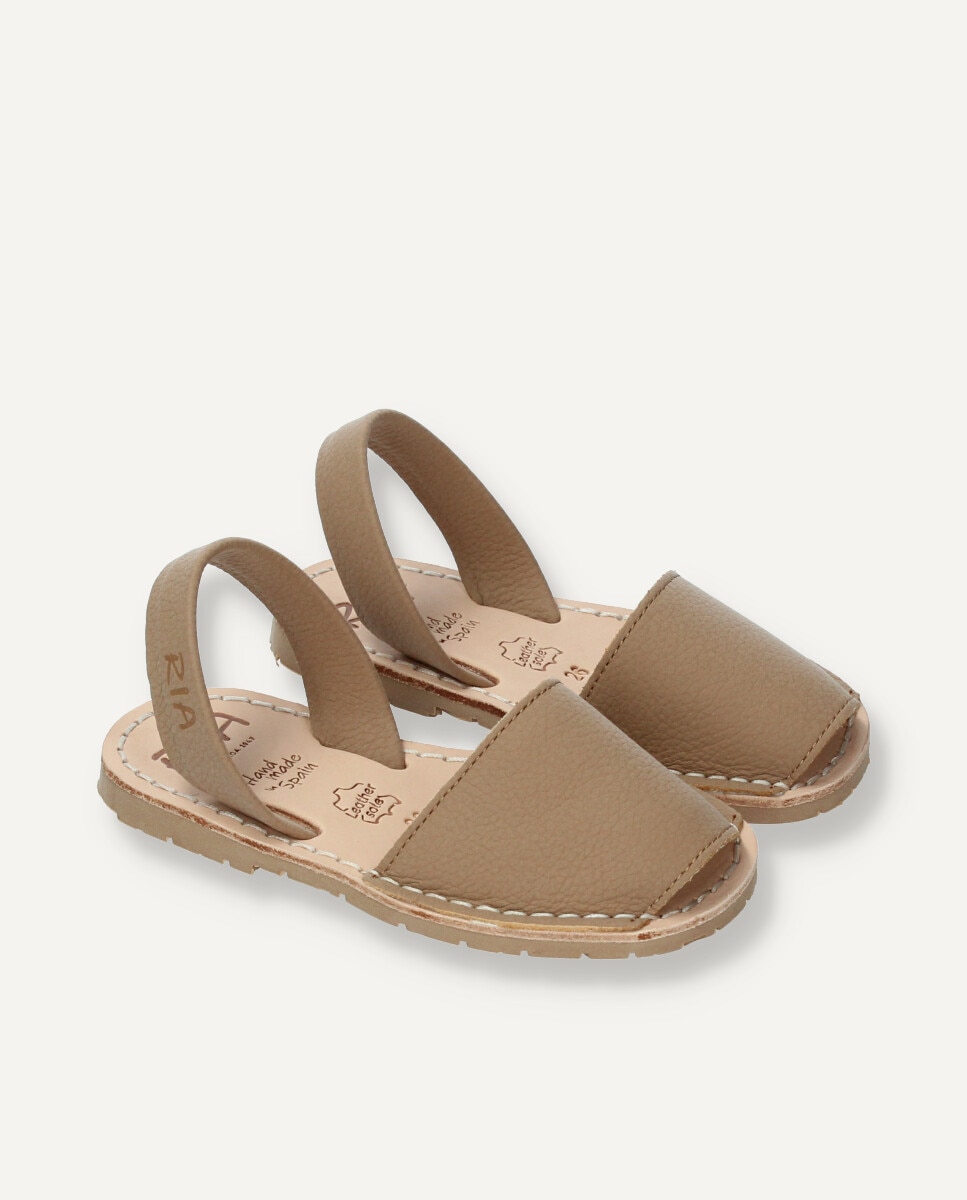 Menorquinas unisex de niño en piel vacuna - Ria Menorca - Marrón oscuro Marrón oscuro-6