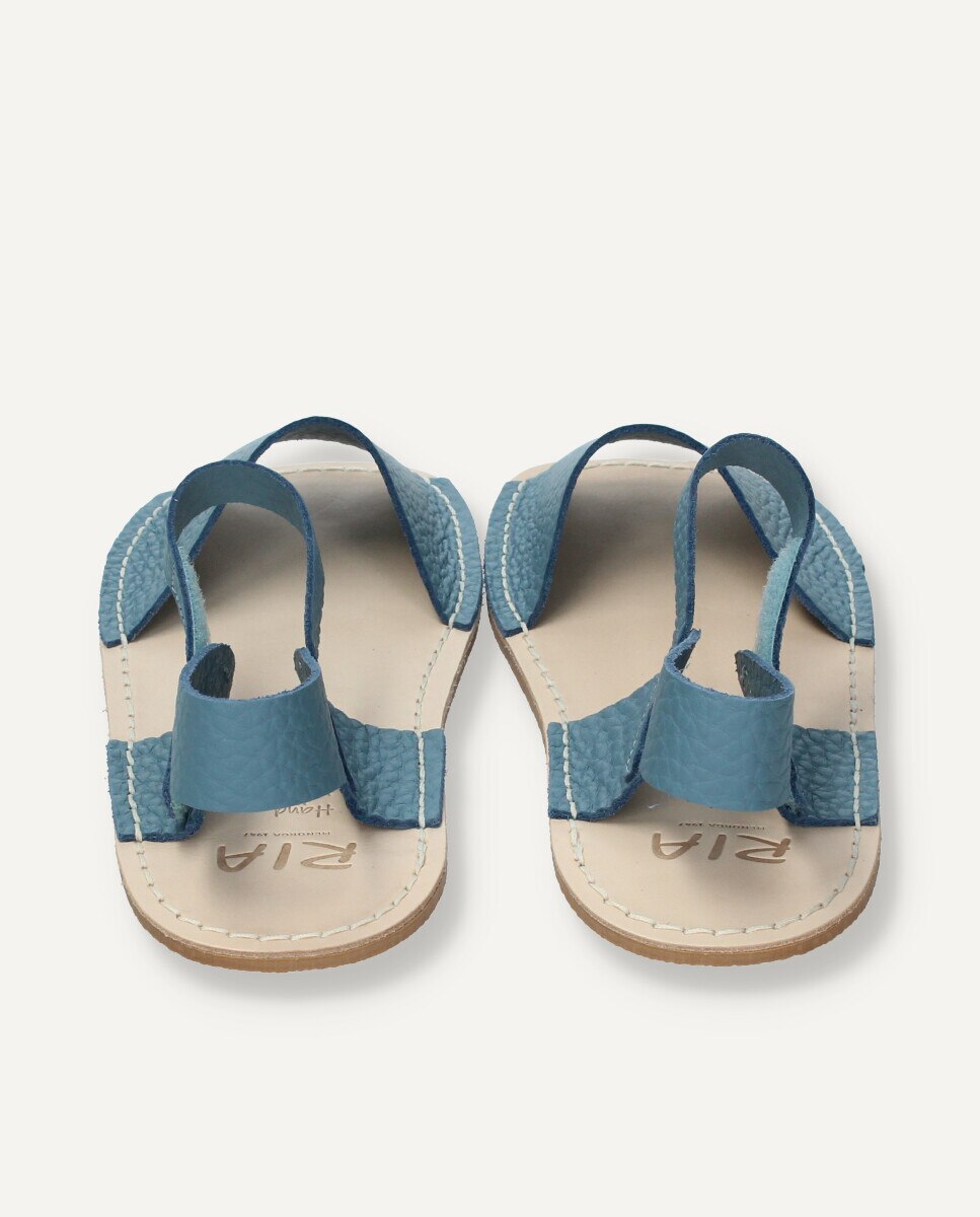 Menorquinas de mujer barefoot de piel - Ria Menorca - Azul índigo Azul índigo-5