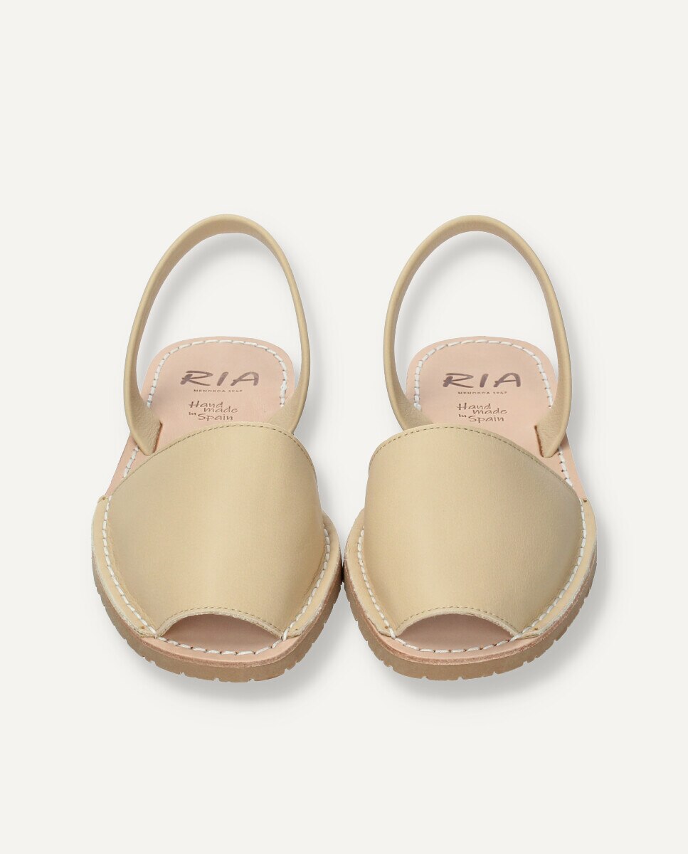 Menorquinas unisex en piel vacuna - Ria Menorca - Beige Beige-3