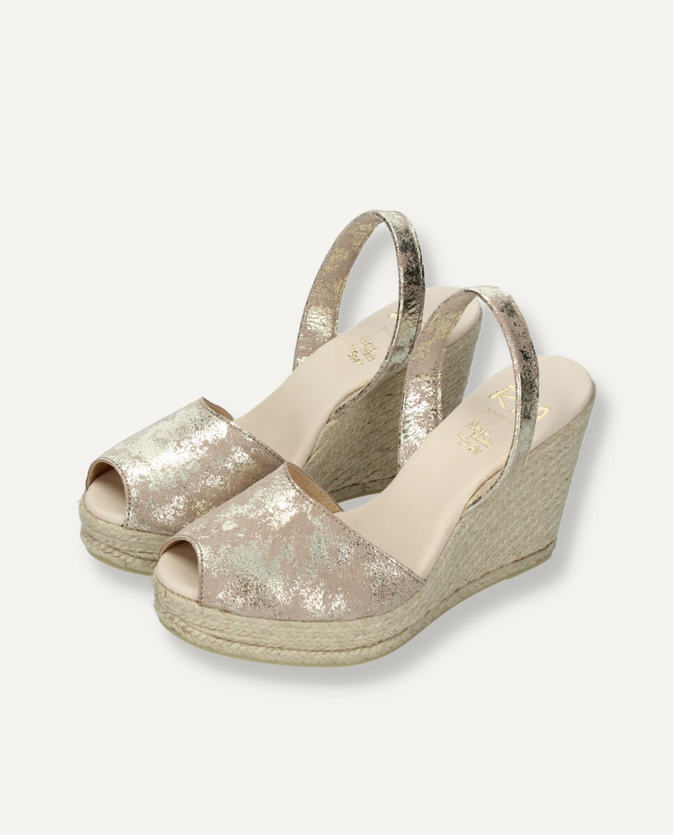 Menorquina esparto en metal deslavado topo - Ria Menorca - Beige Beige-2