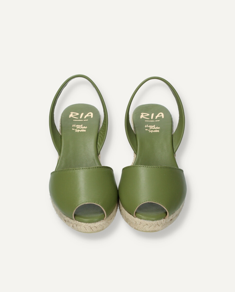Menorquina esaprto monocolor - Ria Menorca - Verde militar Verde militar-3