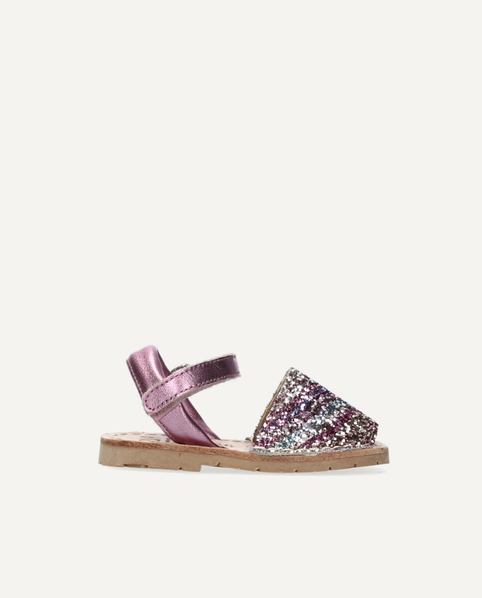 Imagen 0 de Menorquinas de bebés de glitter Multicolor