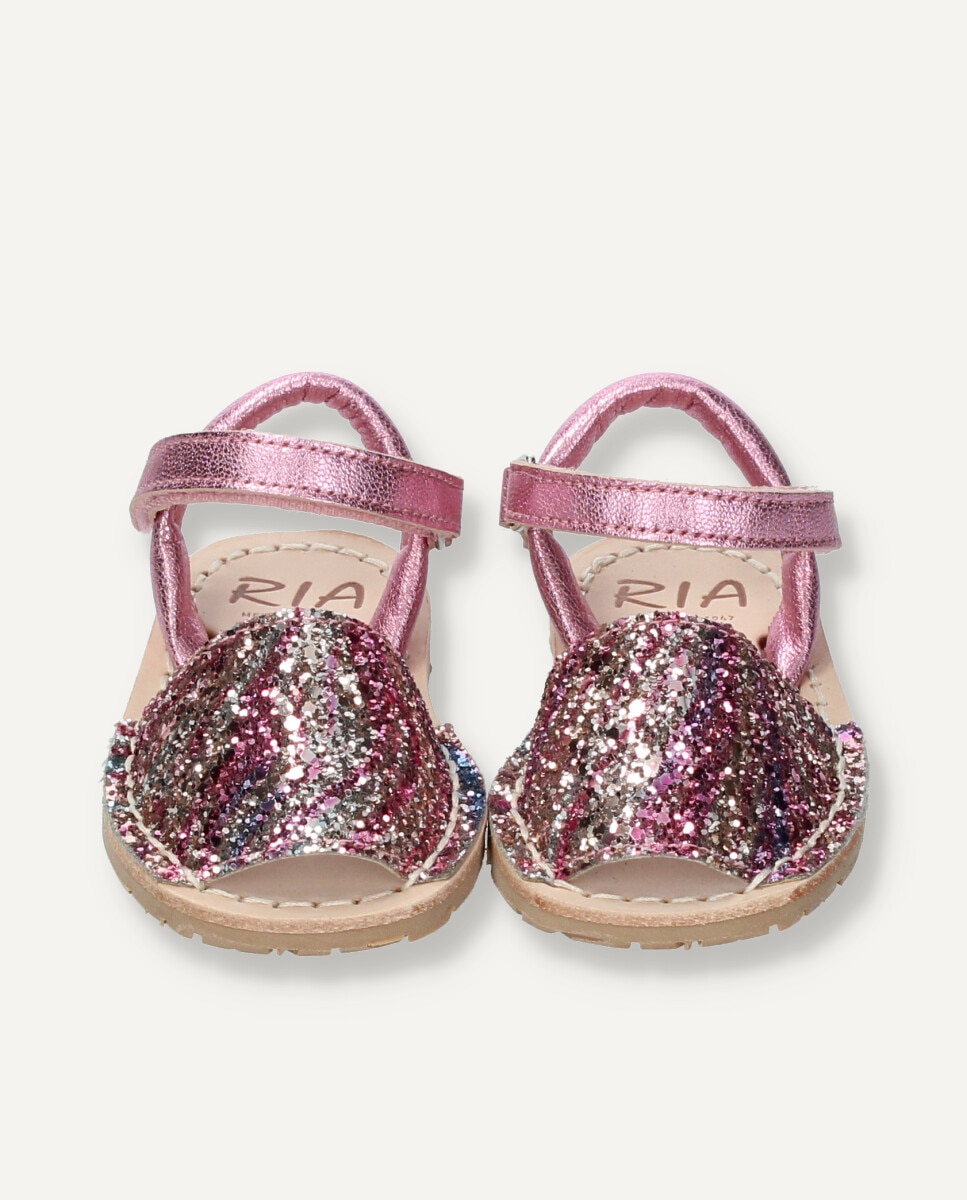 Menorquinas de bebés de glitter - Ria Menorca - Multicolor Multicolor-2