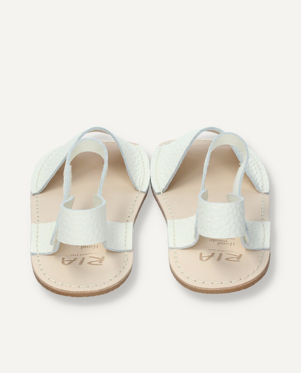 Menorquinas de mujer barefoot de piel - Ria Menorca - Blanco Blanco-5