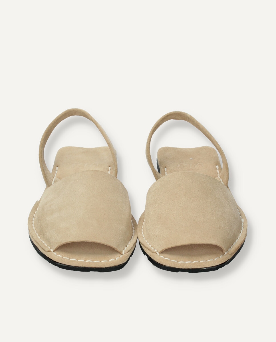 Menorquina hombre en piel de ante - Ria Menorca - Beige Beige-3