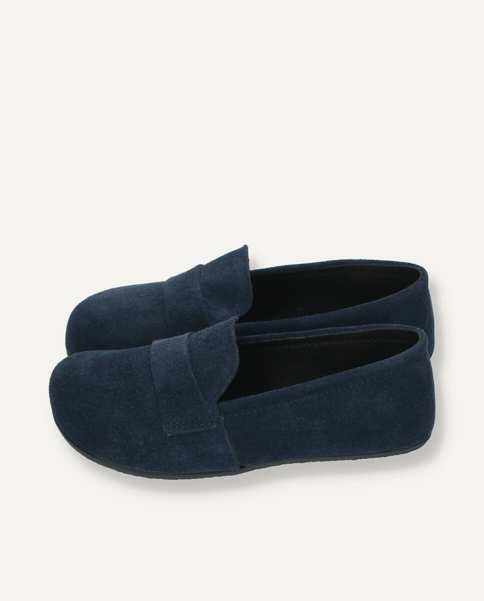 Barefoot Loafer infantil en ante marino - Ria Menorca - Azul marino Azul marino-4