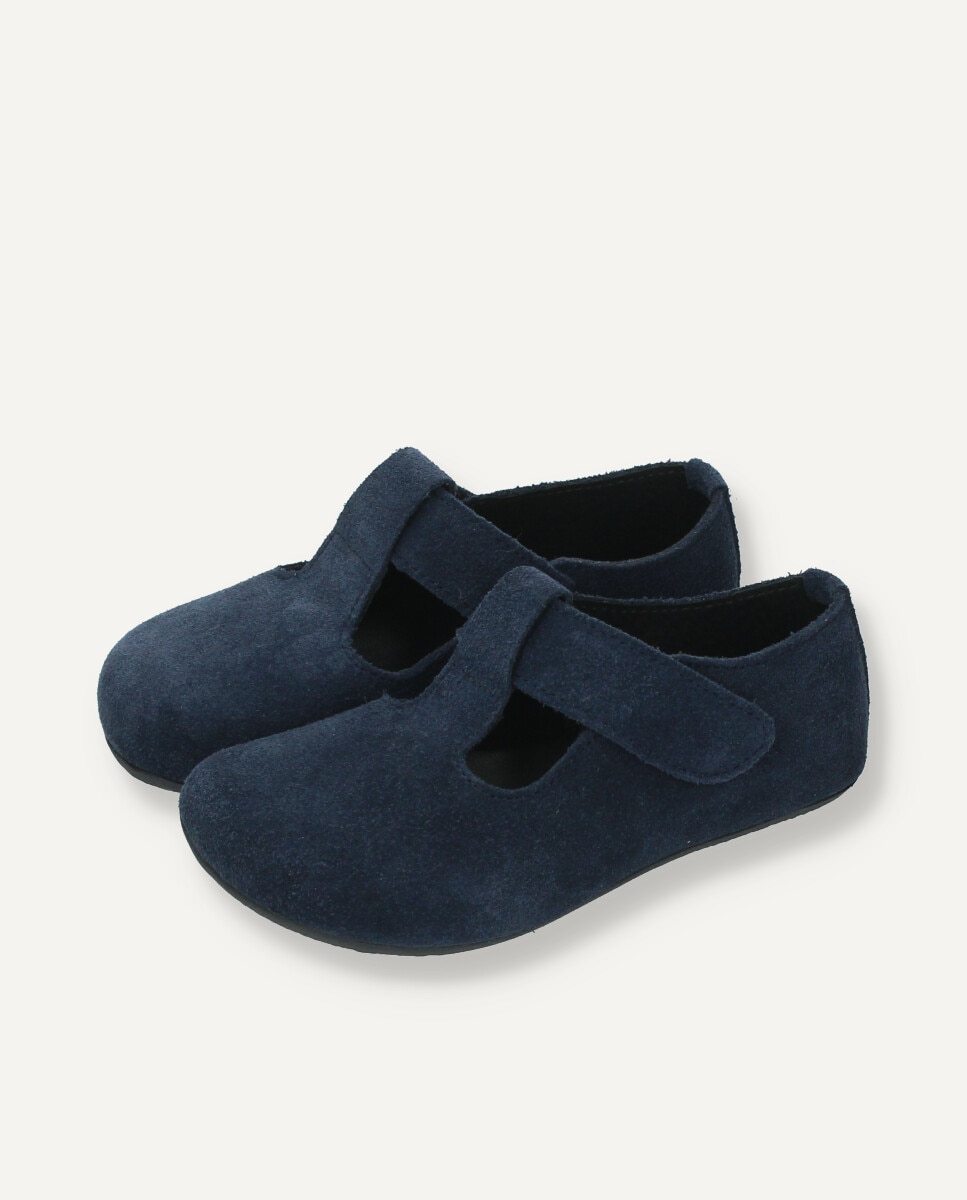 Zapato infantil cerrado barefoot - Ria Menorca - Azul marino Azul marino-3
