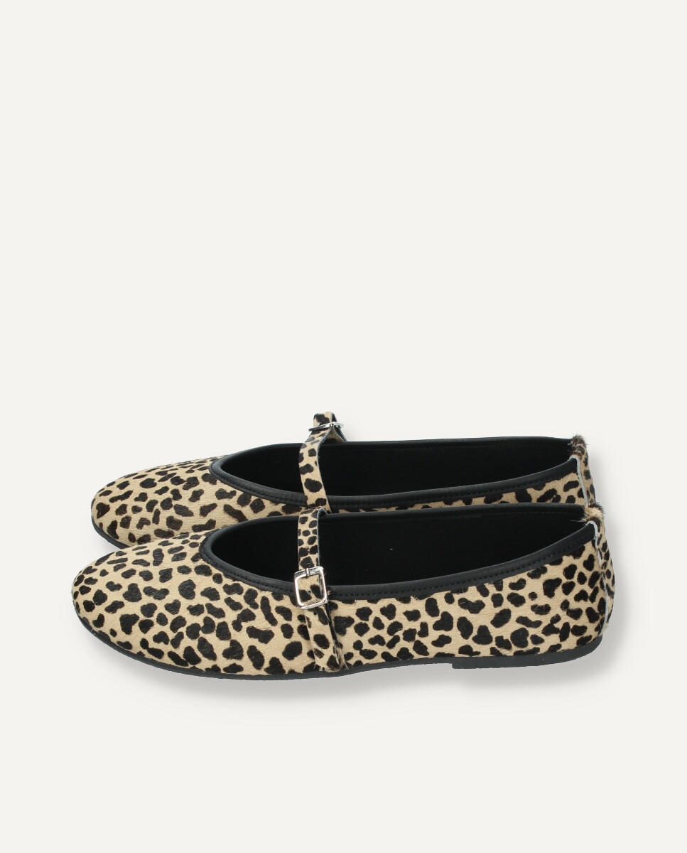 Mercedita de mujer en piel estampada de pelo - Ria Menorca - Estampado Estampado-4