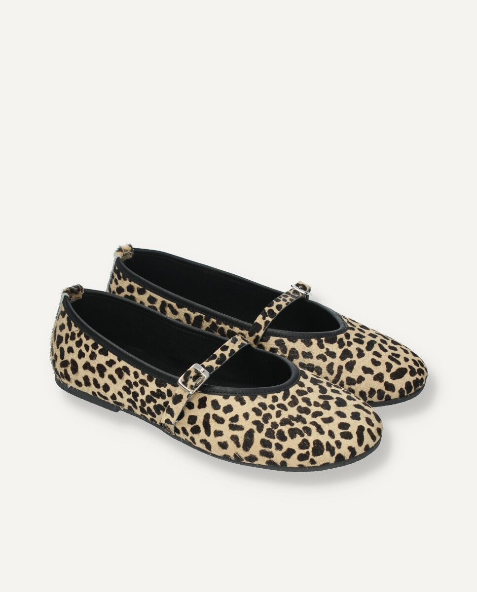 Mercedita de mujer en piel estampada de pelo - Ria Menorca - Estampado Estampado-6