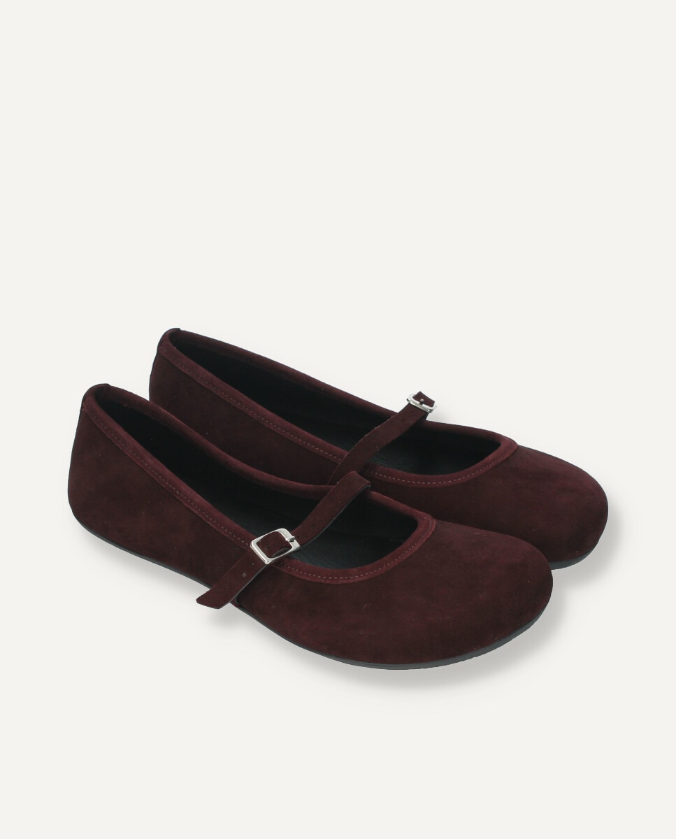 Imagen 6 de Mercedita barefoot en piel de ante - Ria Menorca - Burdeos Burdeos