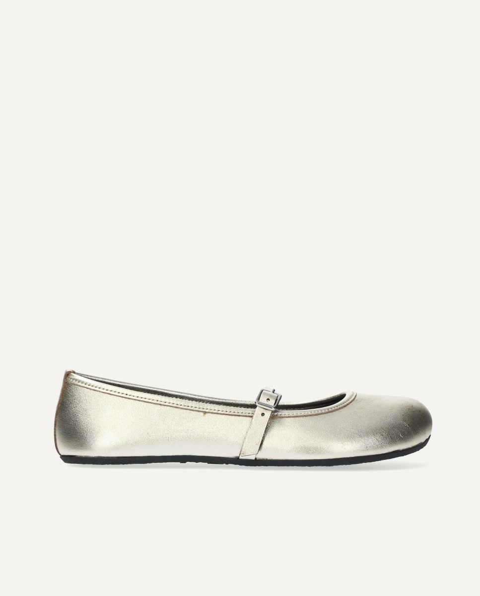 Imagen 1 de Mercedita barefoot en piel de ante - Ria Menorca - Oro Oro