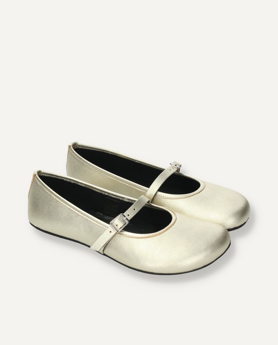Imagen 6 de Mercedita barefoot en piel de ante - Ria Menorca - Oro Oro