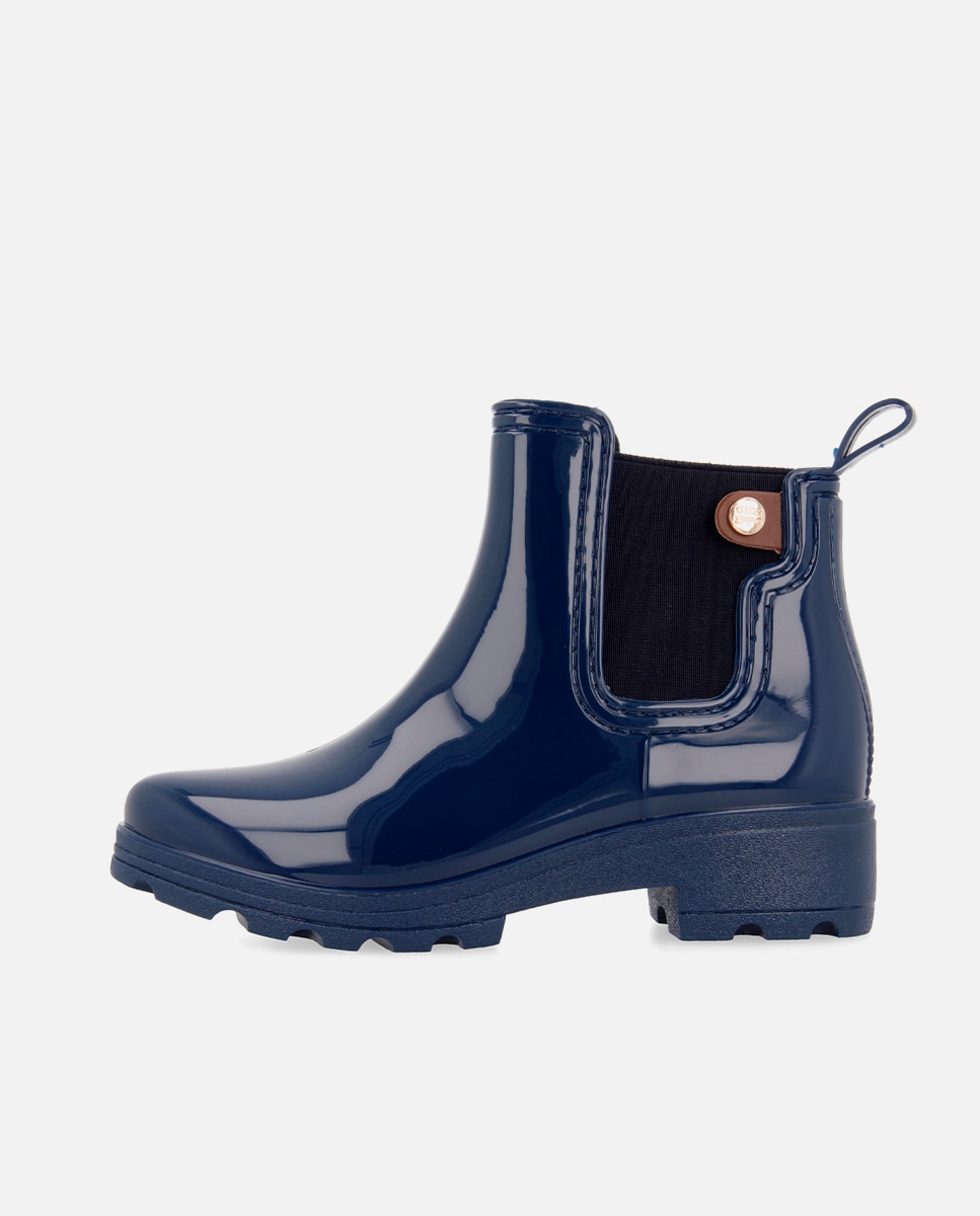 Botas de agua de mujer estilo chelsea con elásticos laterales - Gioseppo - Marino Marino-2
