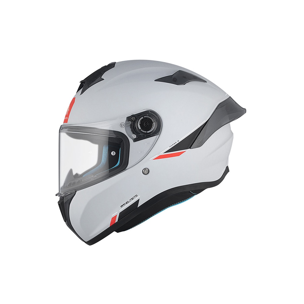 Casco de moto Integral Ff106B Targo S Mt Helmets - Blanco mate Blanco mate-2