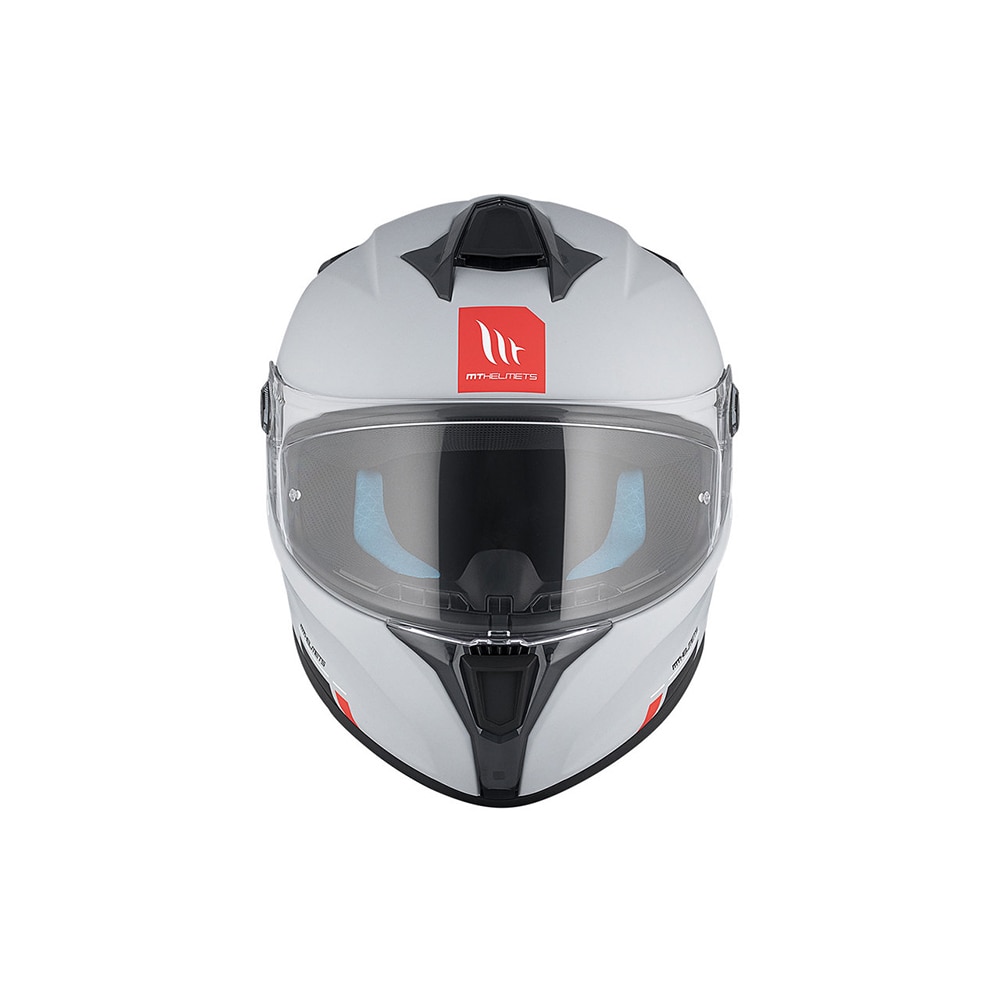 Casco de moto Integral Ff106B Targo S Mt Helmets - Blanco mate Blanco mate-3