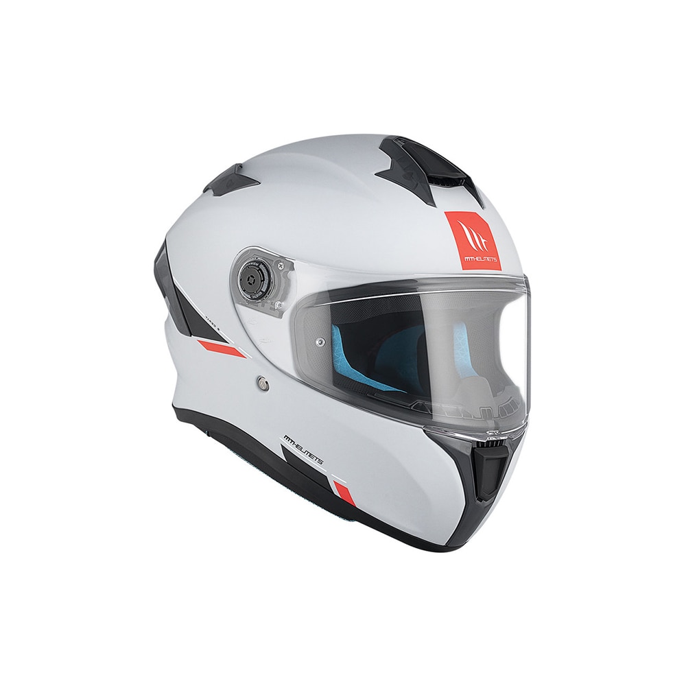 Casco de moto Integral Ff106B Targo S Mt Helmets - Blanco mate Blanco mate-4