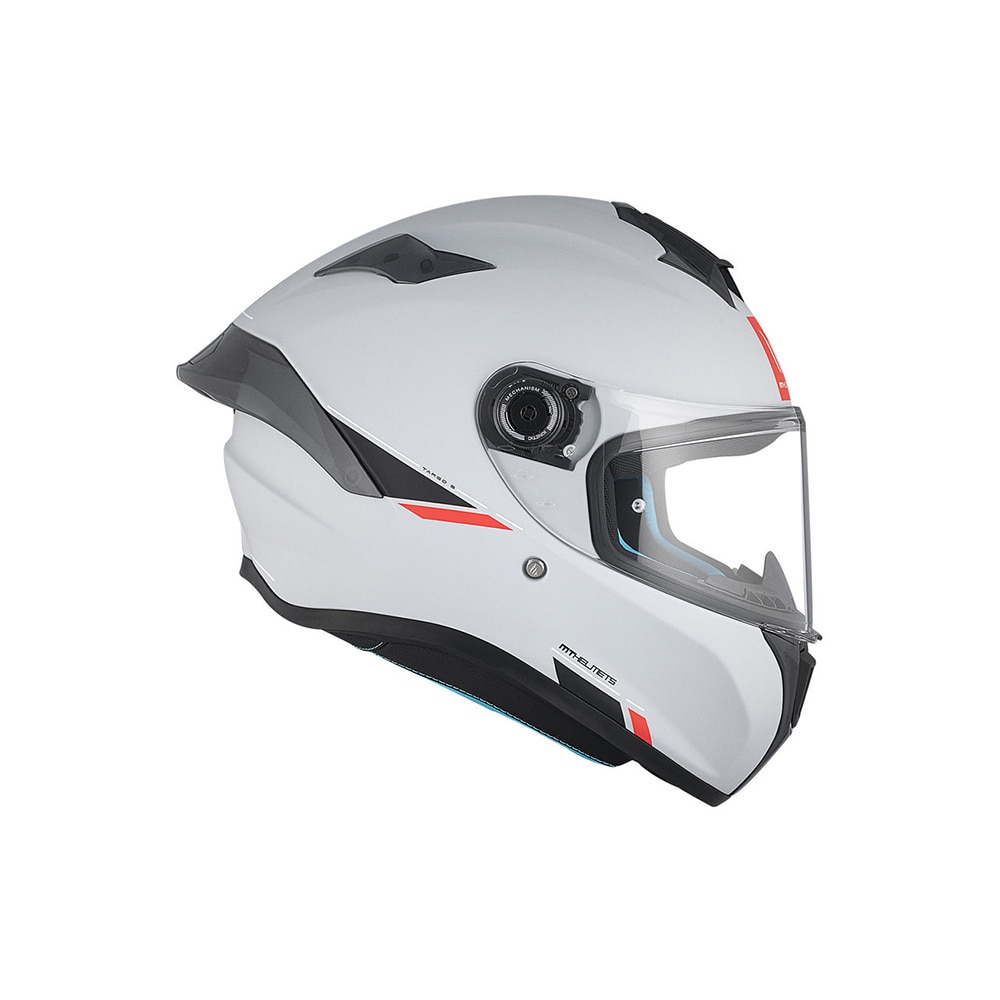 Casco de moto Integral Ff106B Targo S Mt Helmets - Blanco mate Blanco mate-5