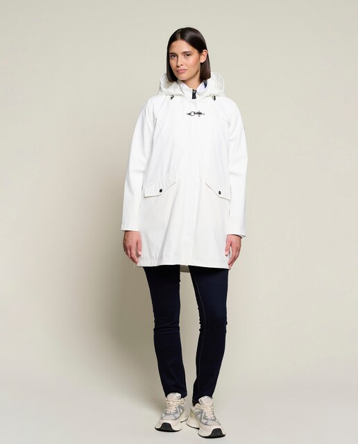 Imagen 0 de Parka larga de mujer con costuras termo selladas