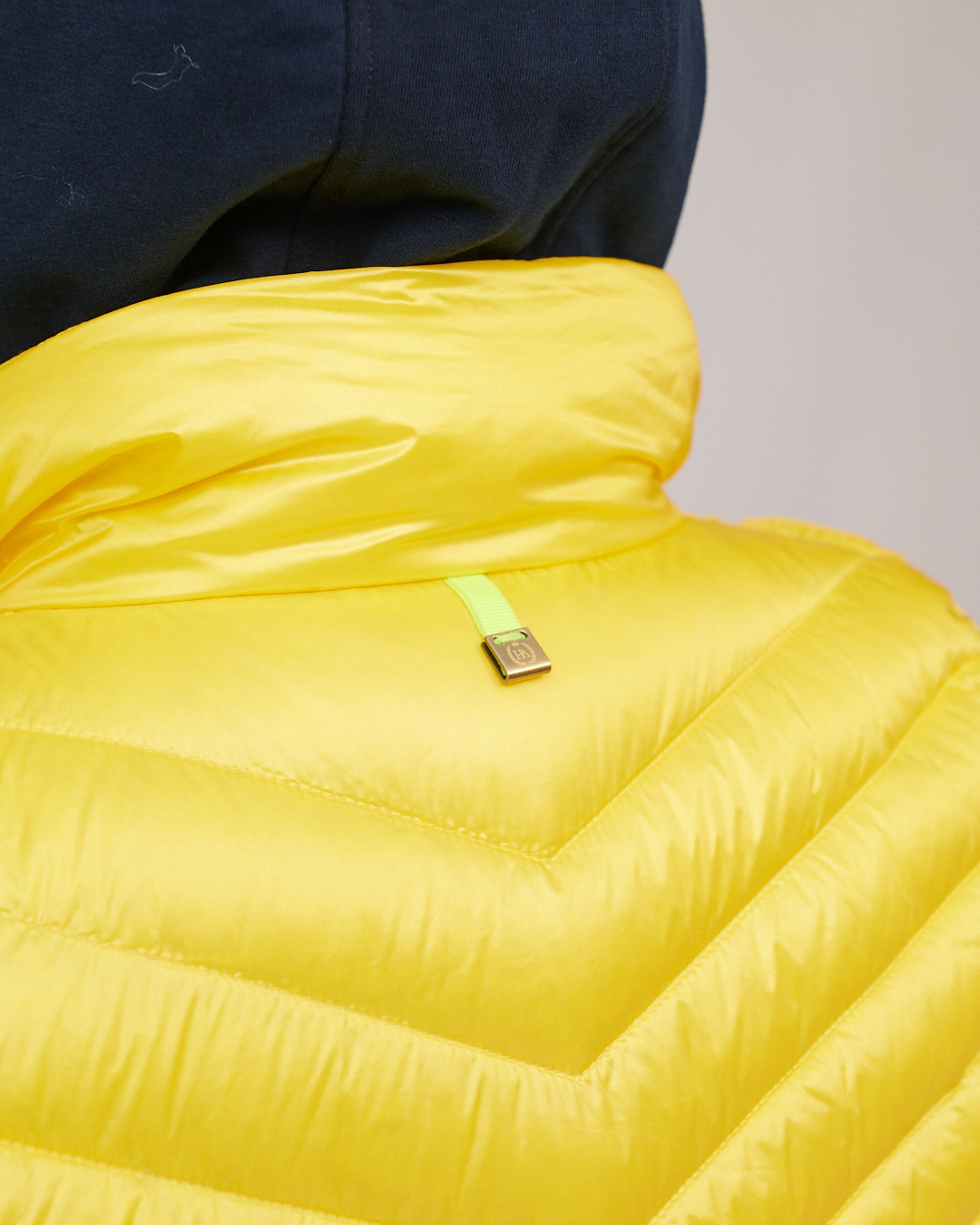 Chaleco de plumas mujer - Henry Arroway - Amarillo Flúor Amarillo Flúor-4