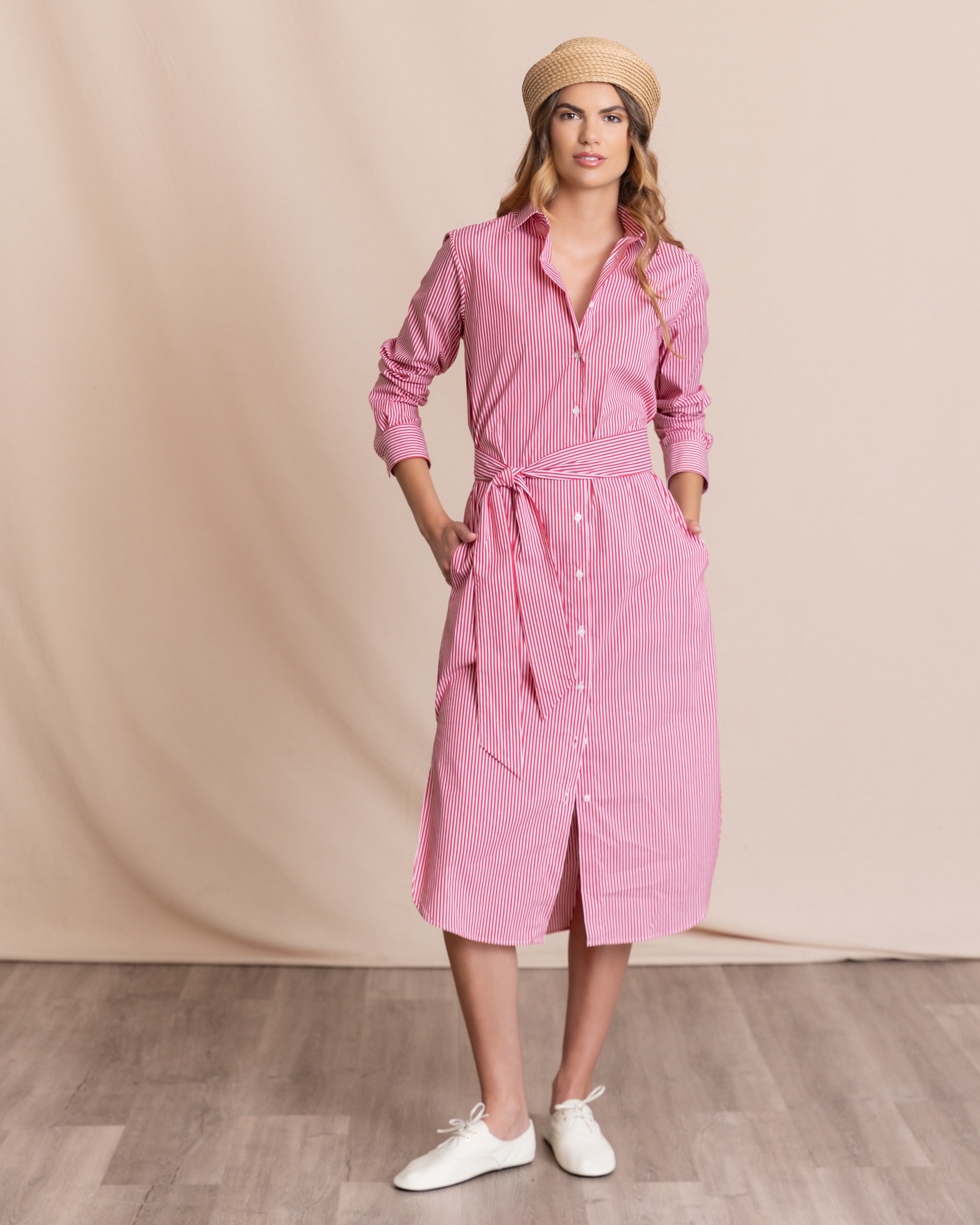 Henry Arroway - Vestido camisero midi.