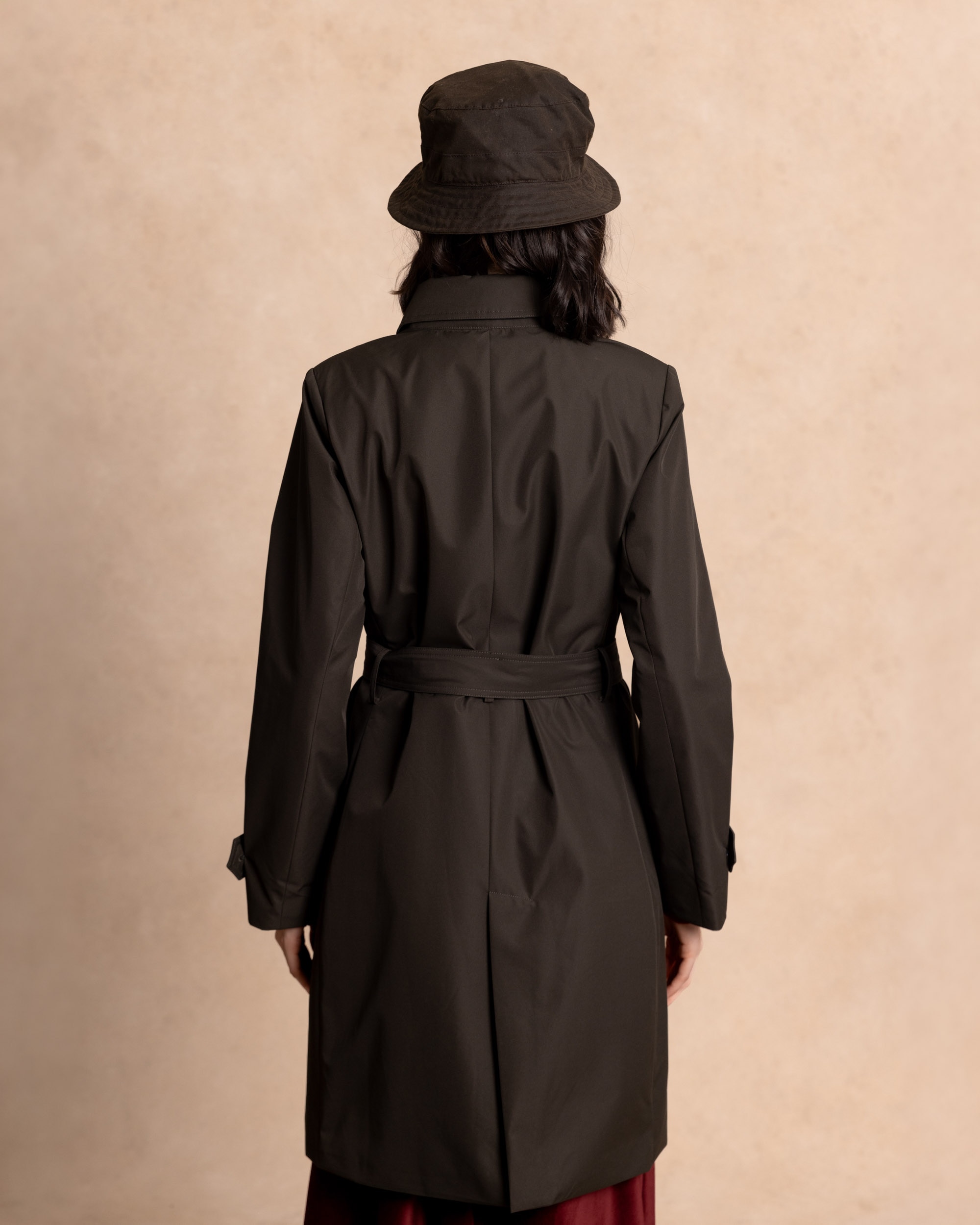 Imagen 2 de Gabardina larga de mujer - Henry Arroway - Kaki Kaki