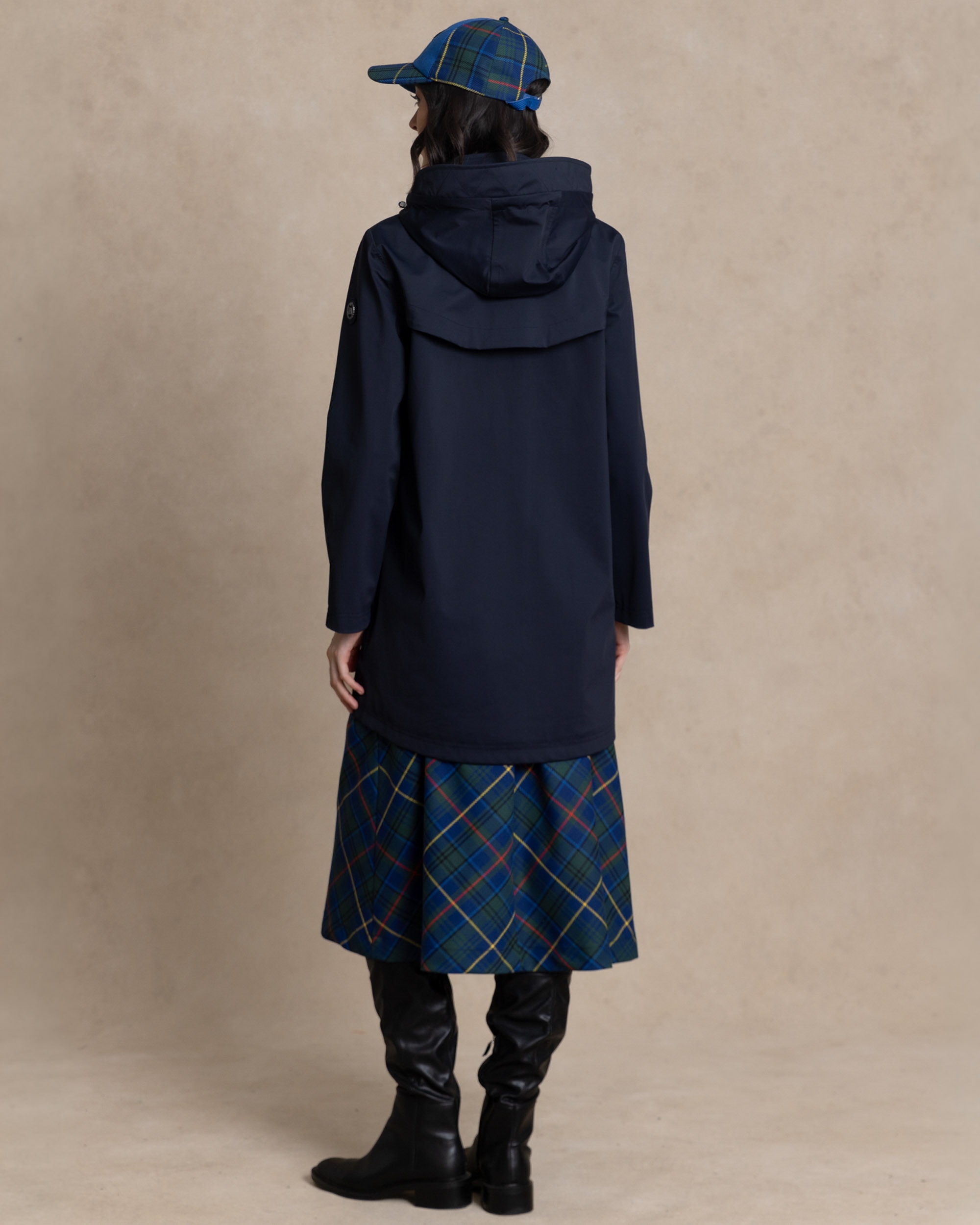 Parka de mujer en nylon con membrana - Henry Arroway - Azul marino Azul marino-2