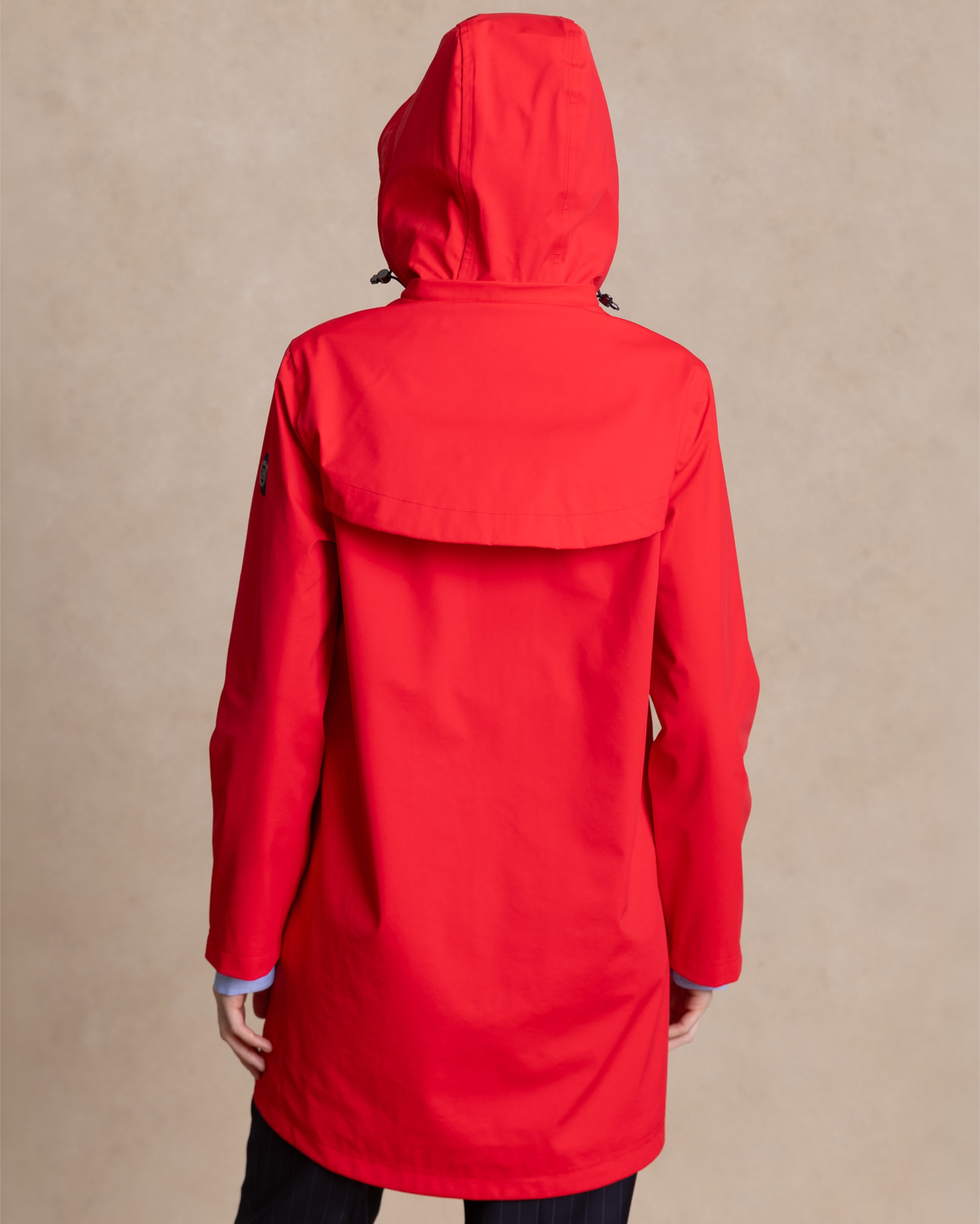 Parka de mujer en nylon con membrana - Henry Arroway - Rojo Rojo-2