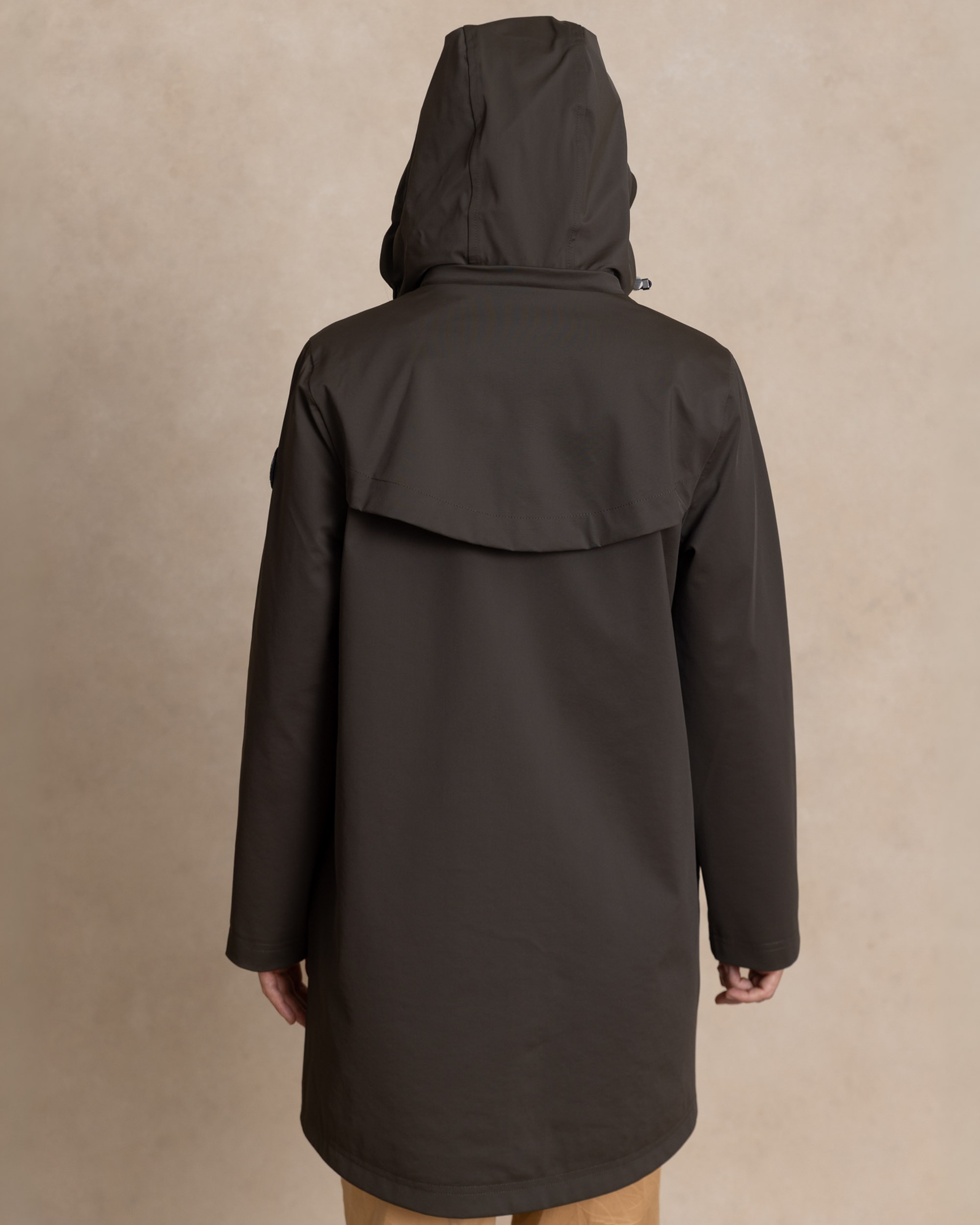 Parka de mujer en nylon con membrana - Henry Arroway - Kaki Kaki-2