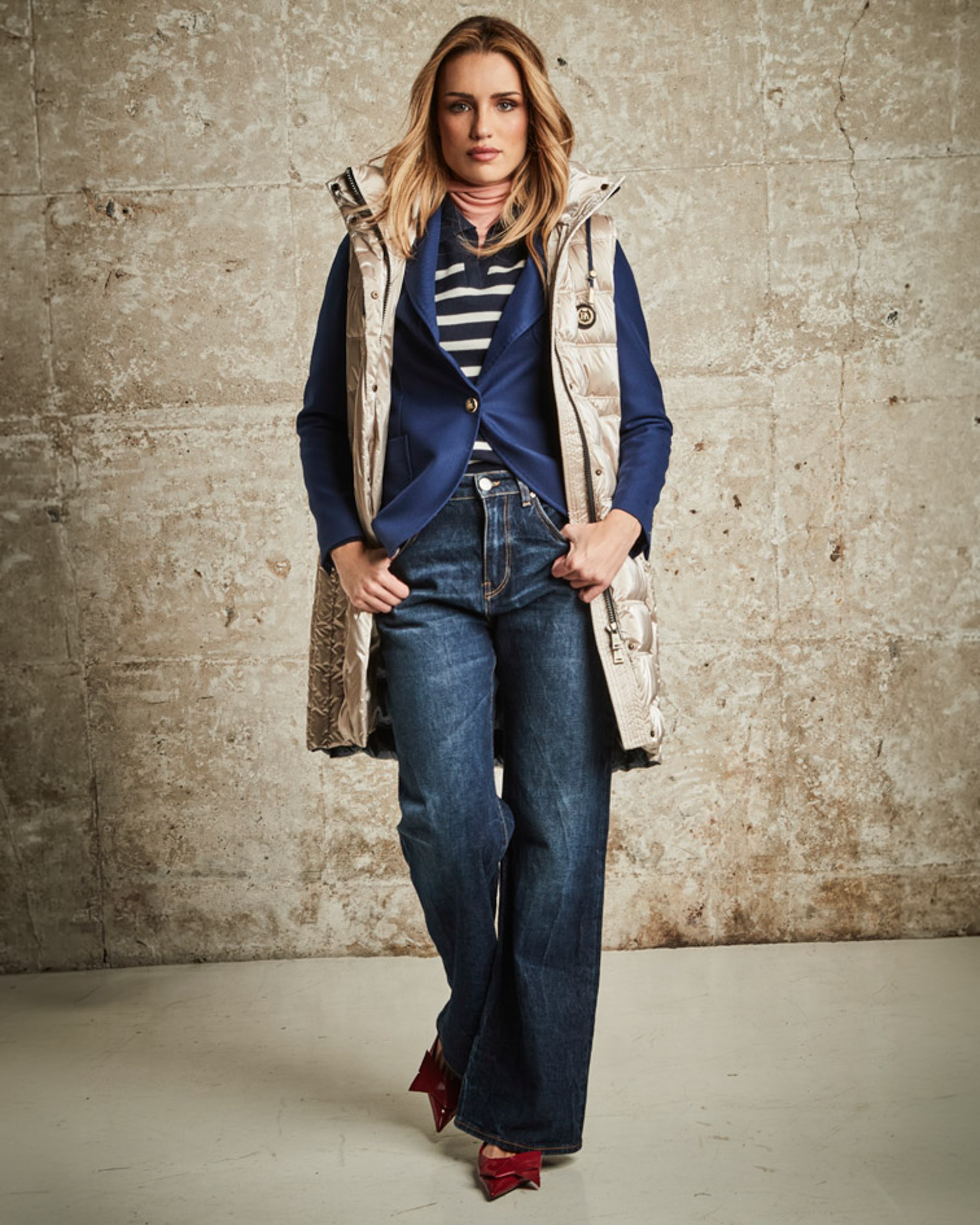 Blazer para mujer - Henry Arroway - Azul Azul-1