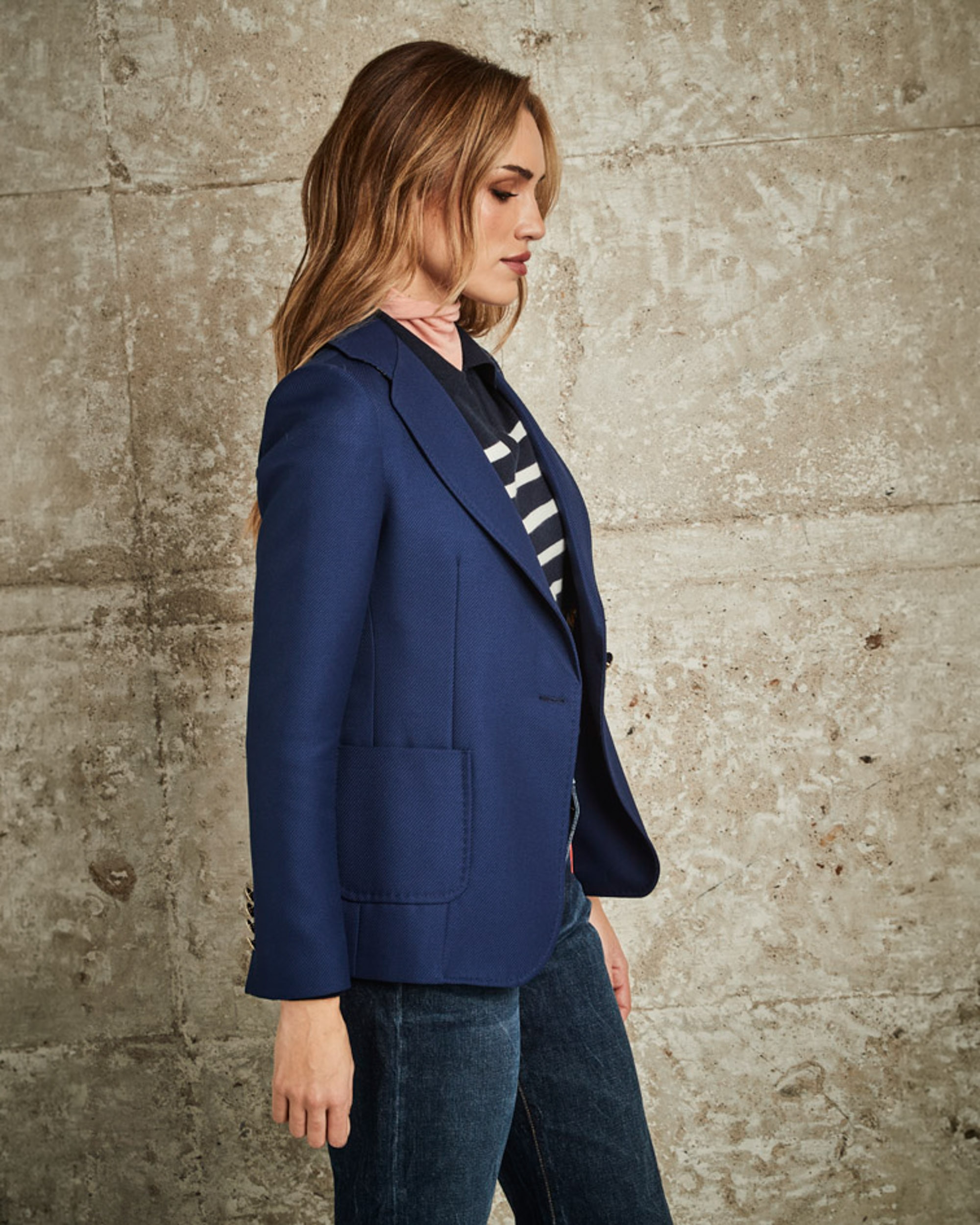 Blazer para mujer - Henry Arroway - Azul Azul-5