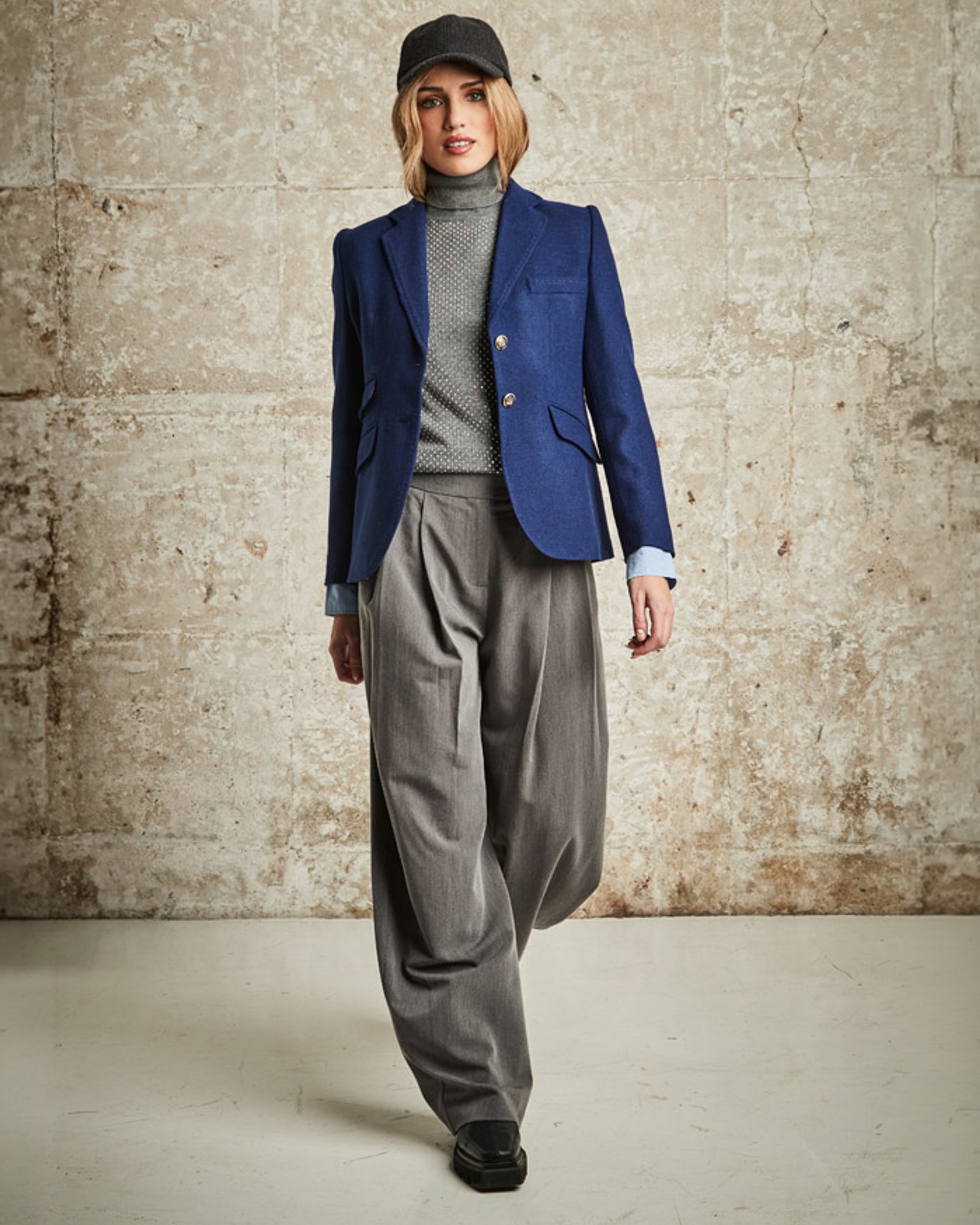 Blazer para mujer - Henry Arroway - Azul royal Azul royal-1