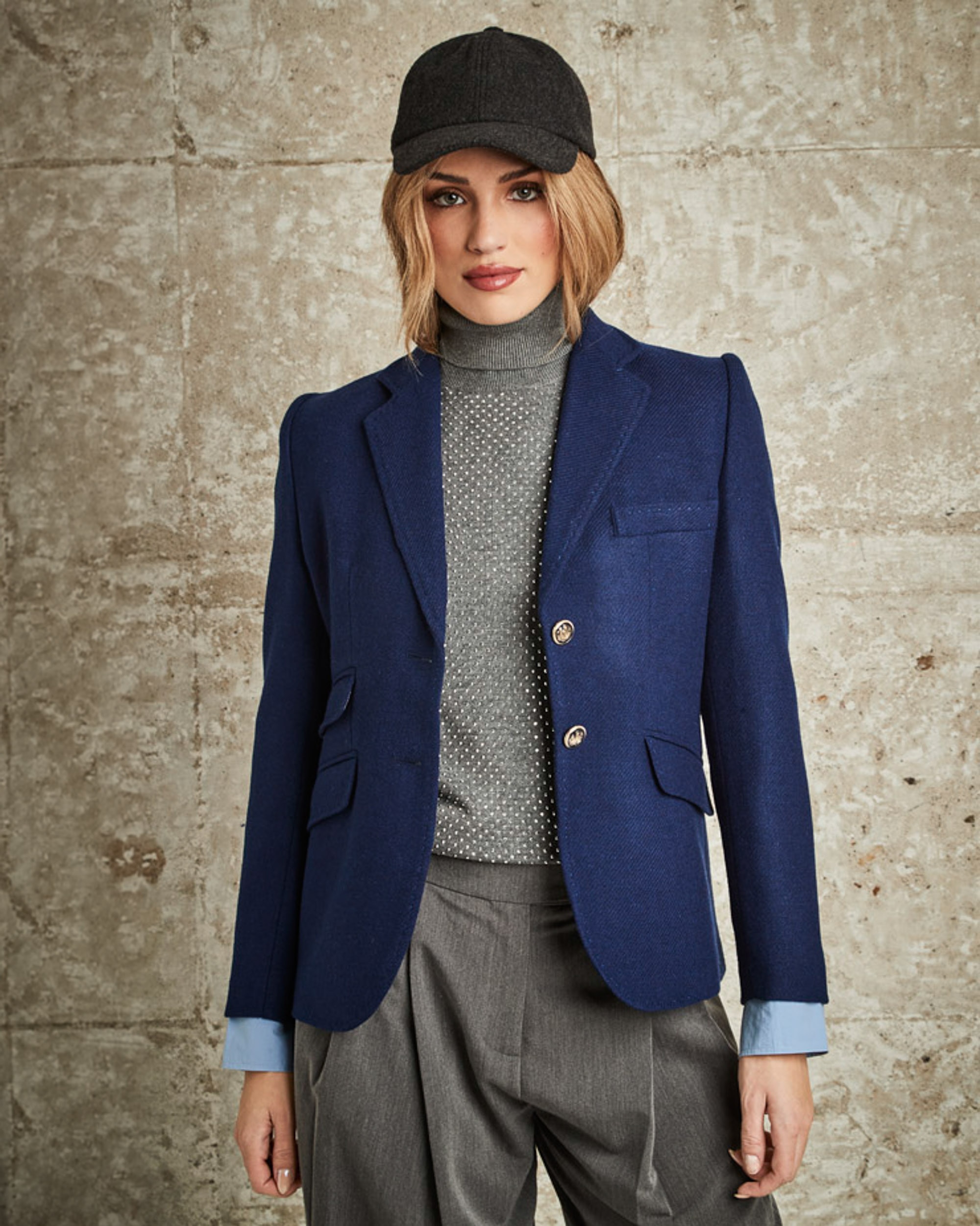 Blazer para mujer - Henry Arroway - Azul royal Azul royal-3