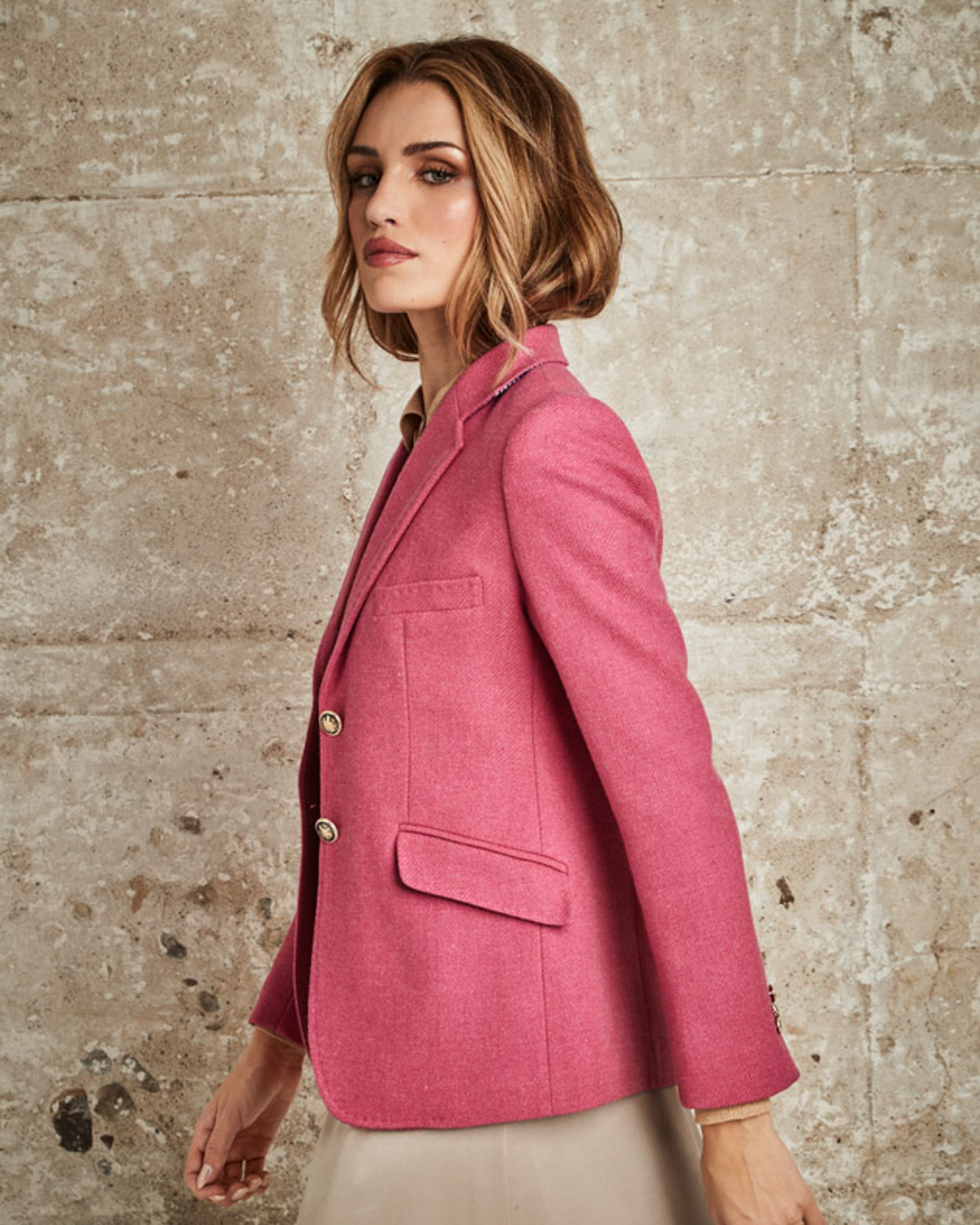 Blazer para mujer - Henry Arroway - Fucsia Fucsia-5