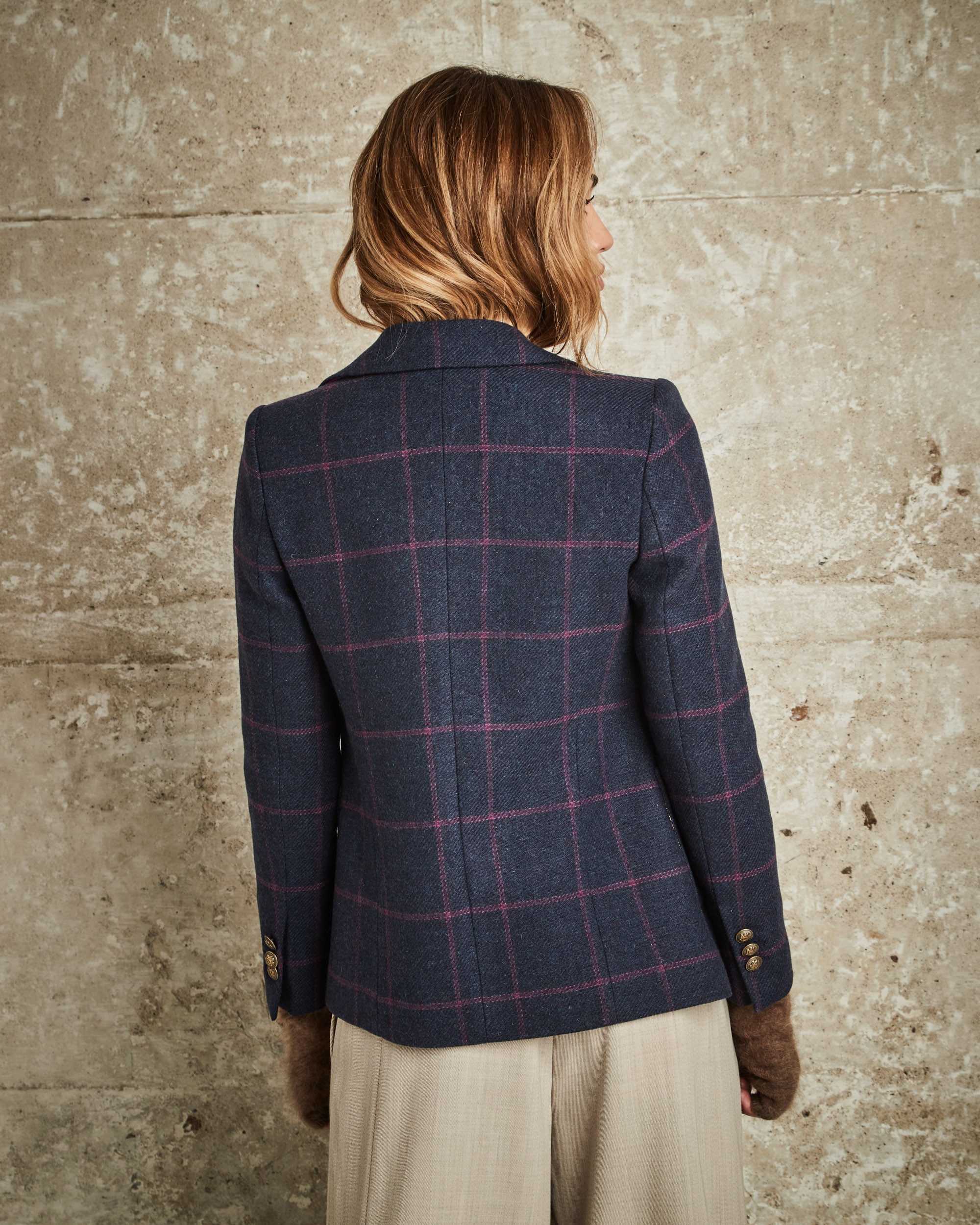 Blazer para mujer - Henry Arroway - Azul marino Azul marino-2