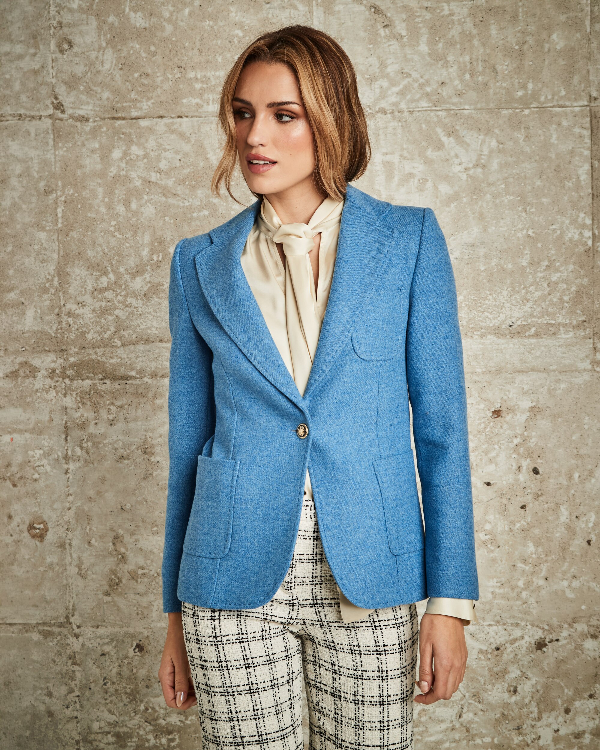 Blazer para mujer - Henry Arroway - Azul Azul-3
