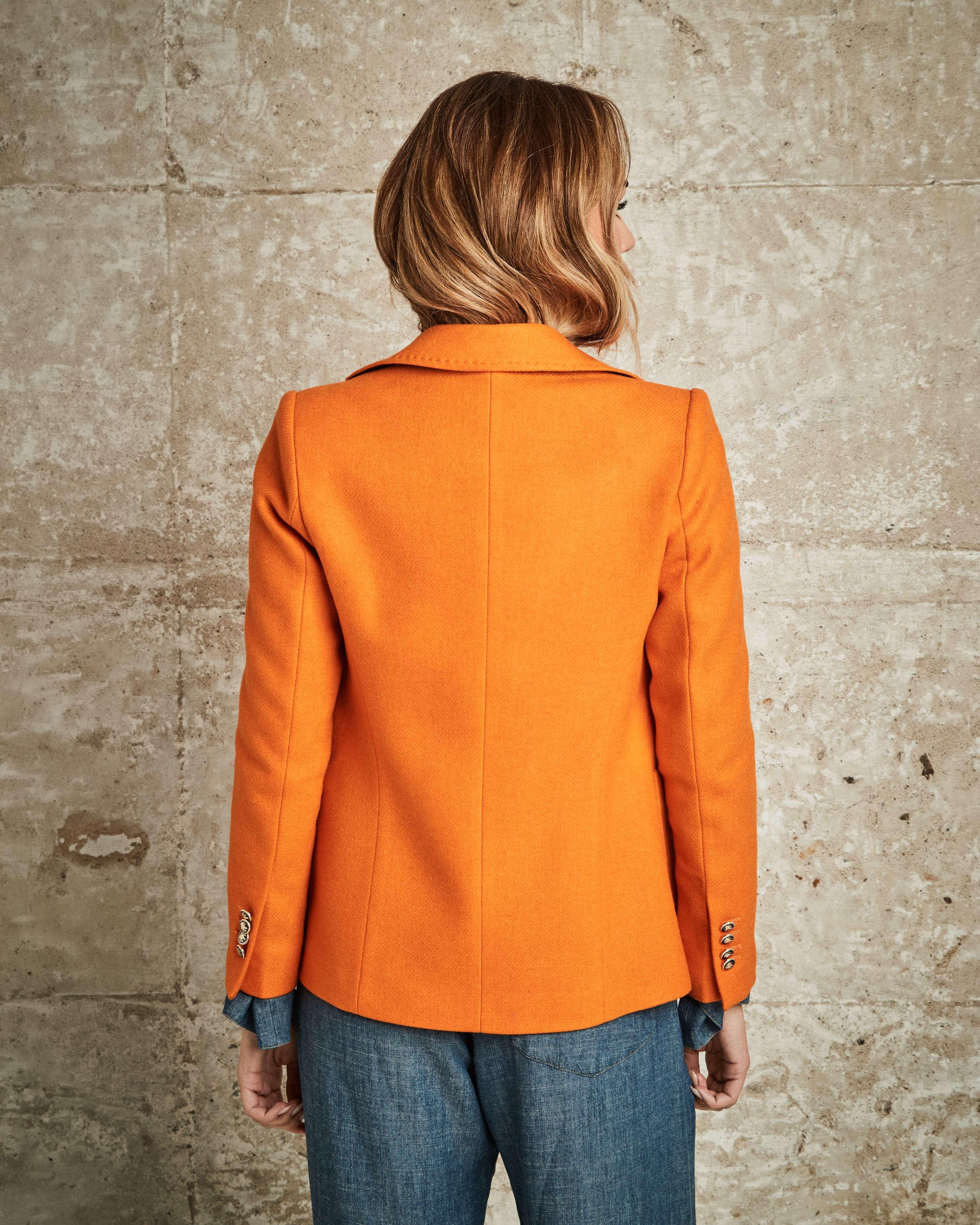 Blazer para mujer - Henry Arroway - Naranja Naranja-2