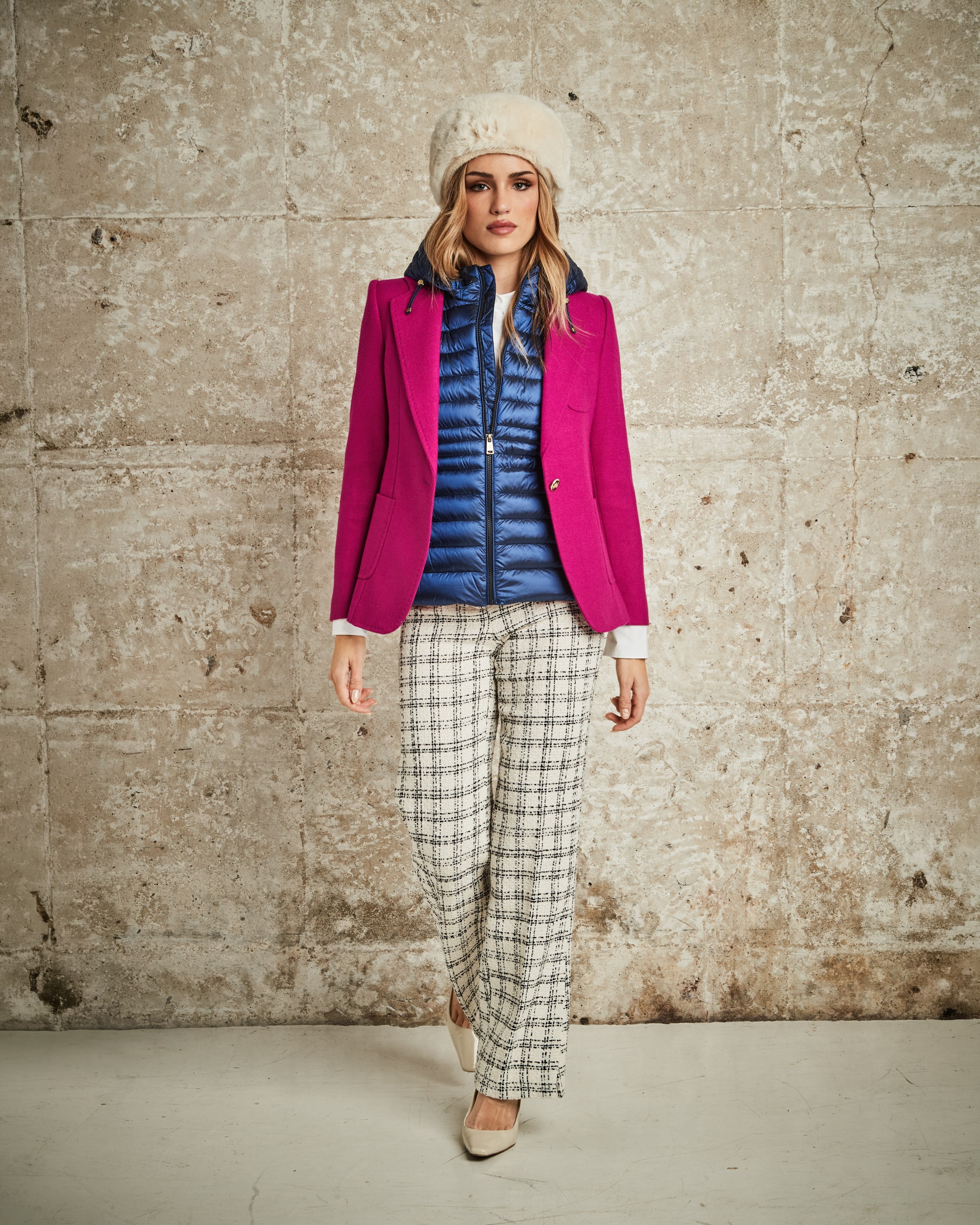 Blazer para mujer - Henry Arroway - Fucsia Fucsia-1