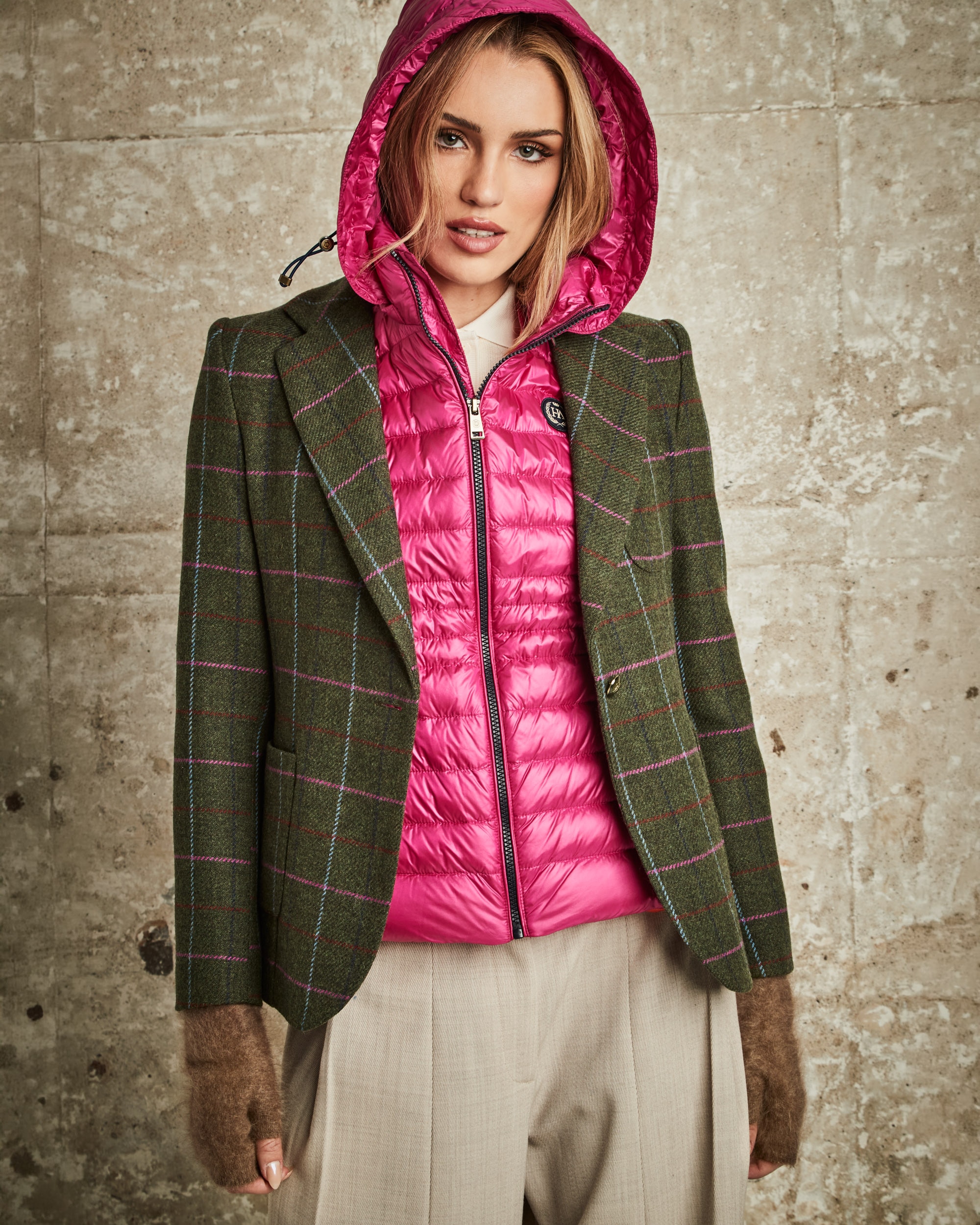 Blazer para mujer - Henry Arroway - Kaki Kaki-1