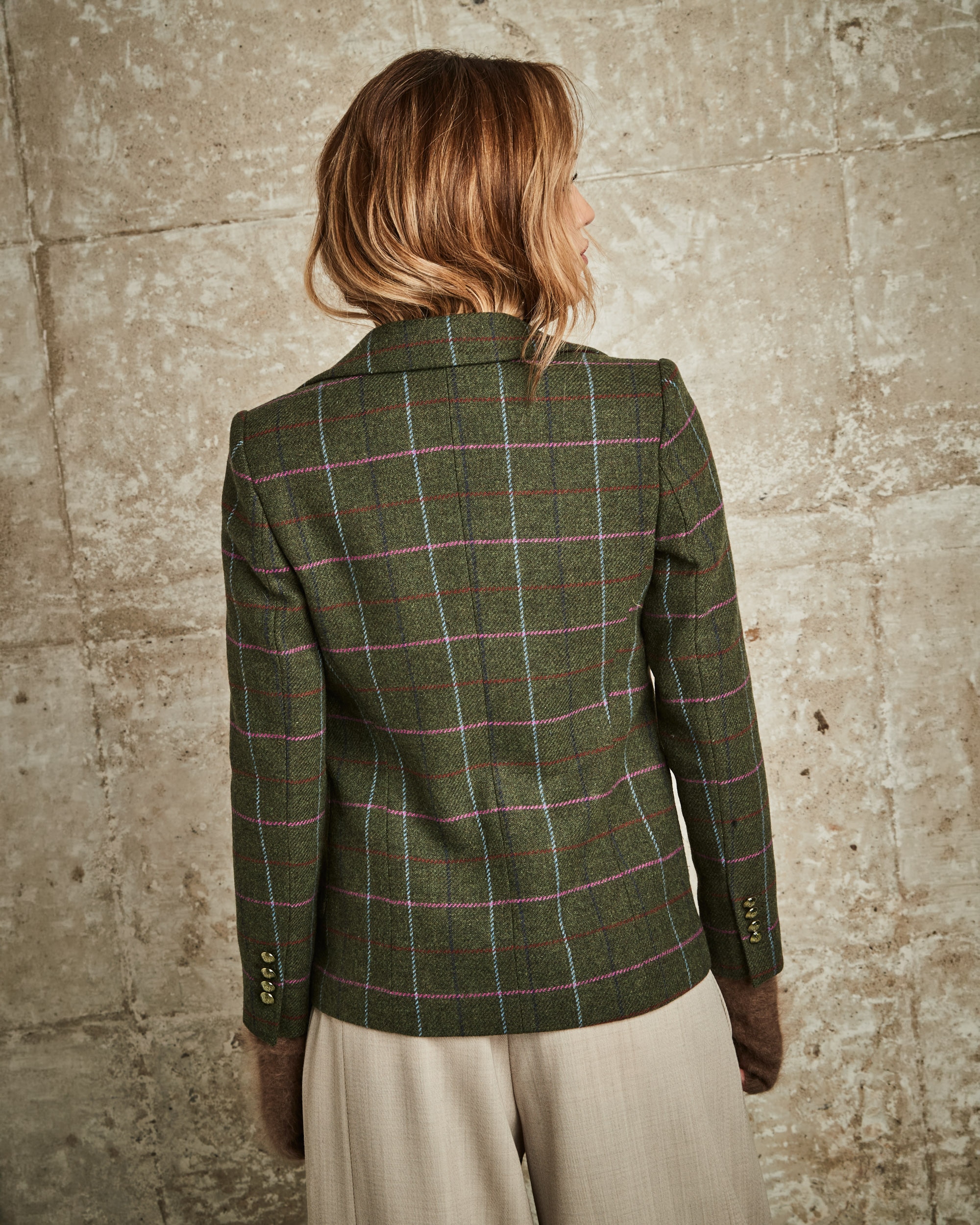 Blazer para mujer - Henry Arroway - Kaki Kaki-2